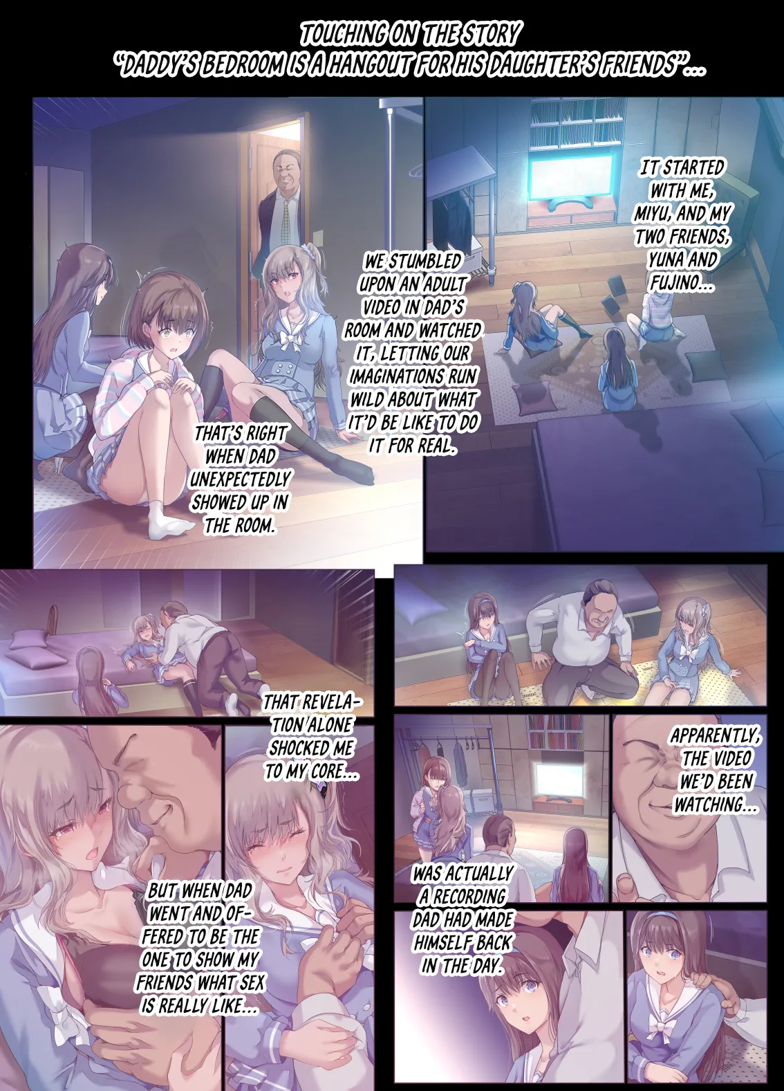 [Kisei Toukyoku (Richard Bahman)]Papa no Shinshitsu wa Musume Tomodachi no Tamariba 2 -Atarashii Tomodachi Hen-[English] [Project Valvrein] Page 3