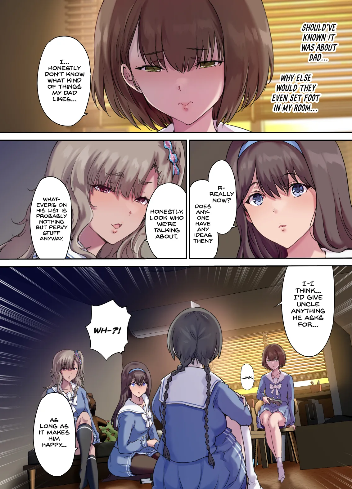 [Kisei Toukyoku (Richard Bahman)]Papa no Shinshitsu wa Musume Tomodachi no Tamariba 4[English] [Project Valvrein] Page 3