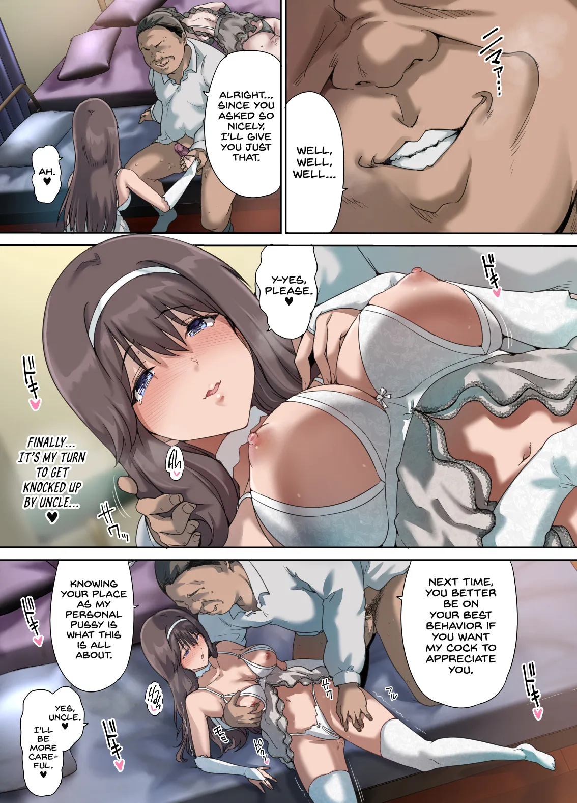 [Kisei Toukyoku (Richard Bahman)]Papa no Shinshitsu wa Musume Tomodachi no Tamariba 4[English] [Project Valvrein] Page 46