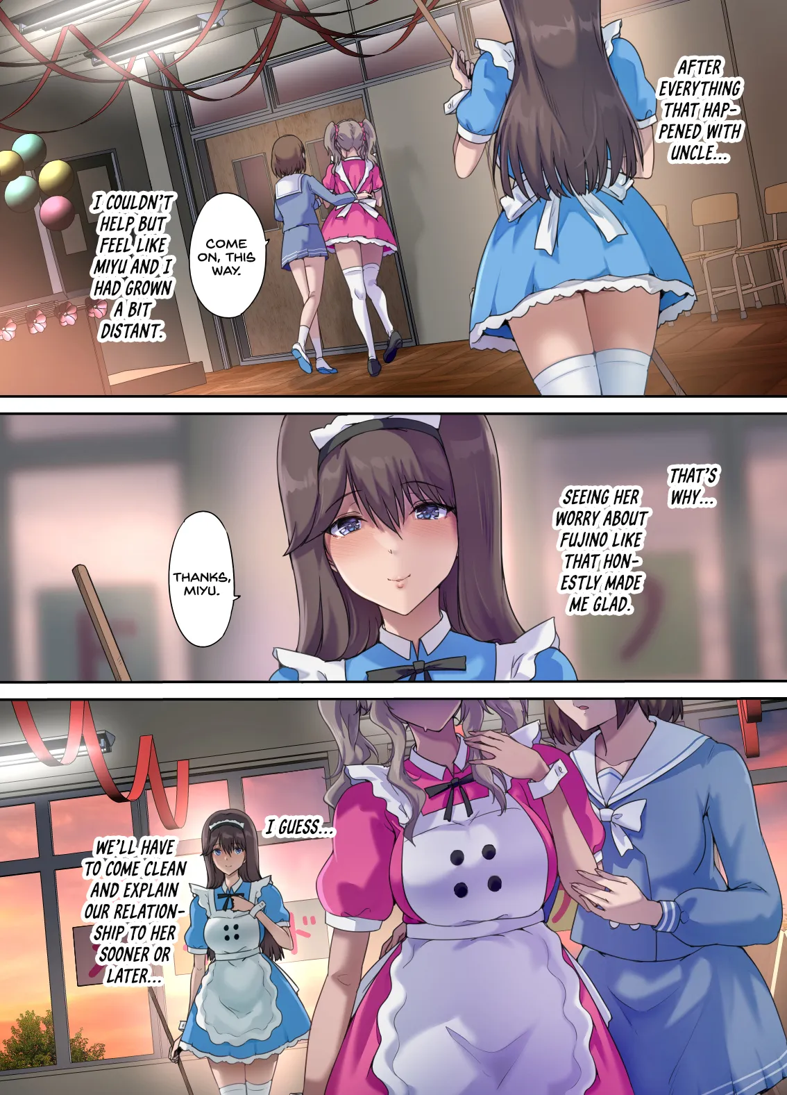 [Kisei Toukyoku (Richard Bahman)]Papa no Shinshitsu wa Musume Tomodachi no Tamariba 5 -Ninshin Houkoku Hen-[English] [Project Valvrein] [Digital] Page 55