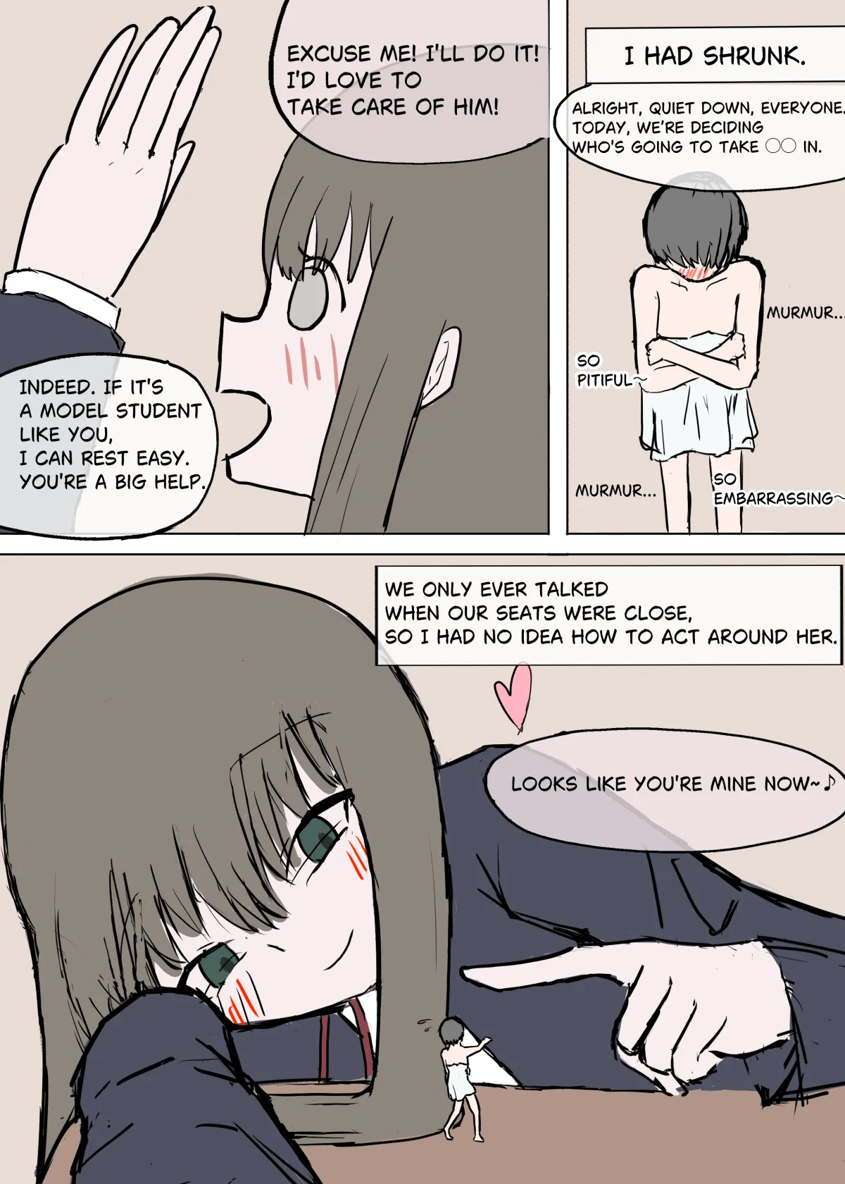 [Ahiru Irundakedo!]Class no Ko ni Seiyoku de Kawareru | Kept By a Classmate[English] Page 1