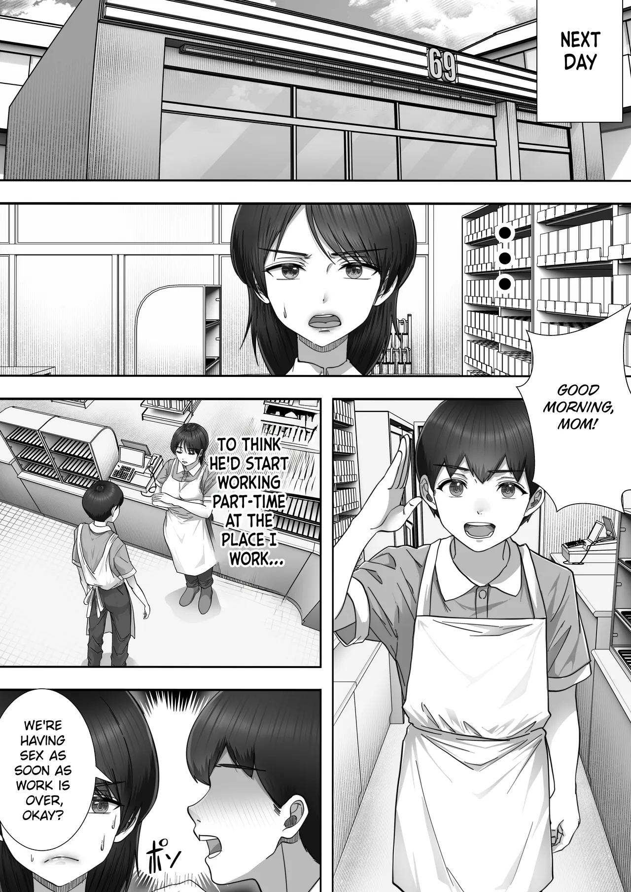[Tarobaumu]DeliHeal Yondara Gachi no Kaa-chan ga Kita Hanashi 2 | When I Ordered a Call Girl My Mom Actually Showed Up 2[English] [Chalklog] [Digital] Page 10