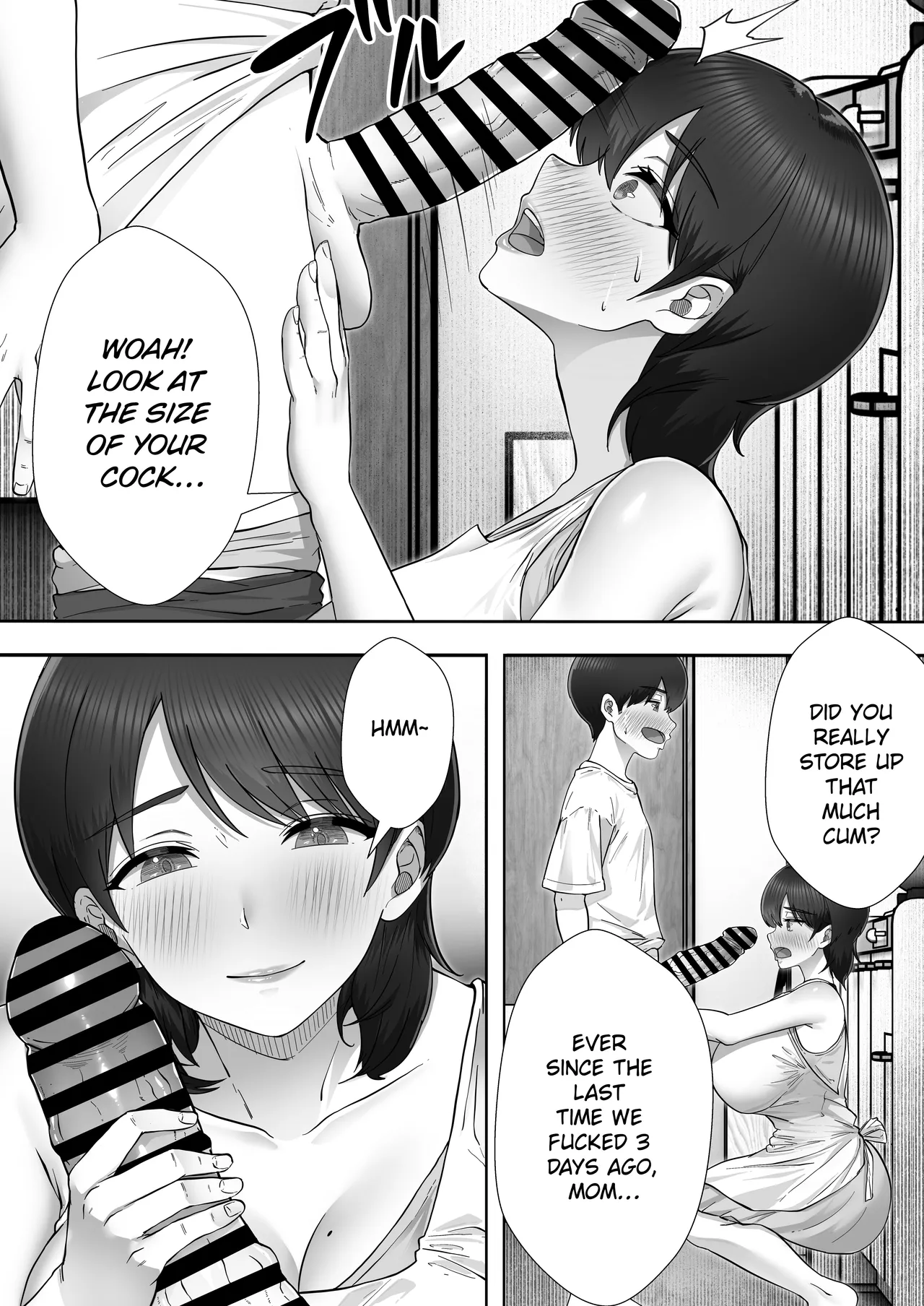 [Tarobaumu]DeliHeal Kaa-chan 3 ~Daisuki na Kaa-chan to Yari Makuri Handousei Seikatsu~ | Call Girl Mom 3: Non-Stop Fucking With My Beloved Mom in Our Almost Live-in Sex Life[English] [Chalklog] [Digital] Page 10