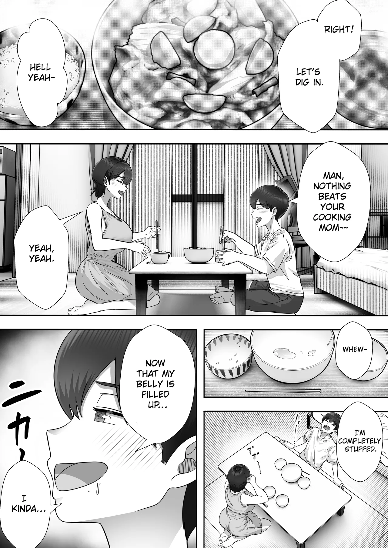 [Tarobaumu]DeliHeal Kaa-chan 3 ~Daisuki na Kaa-chan to Yari Makuri Handousei Seikatsu~ | Call Girl Mom 3: Non-Stop Fucking With My Beloved Mom in Our Almost Live-in Sex Life[English] [Chalklog] [Digital] Page 15