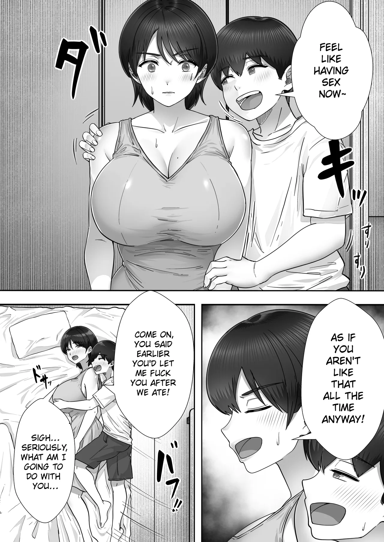 [Tarobaumu]DeliHeal Kaa-chan 3 ~Daisuki na Kaa-chan to Yari Makuri Handousei Seikatsu~ | Call Girl Mom 3: Non-Stop Fucking With My Beloved Mom in Our Almost Live-in Sex Life[English] [Chalklog] [Digital] Page 16