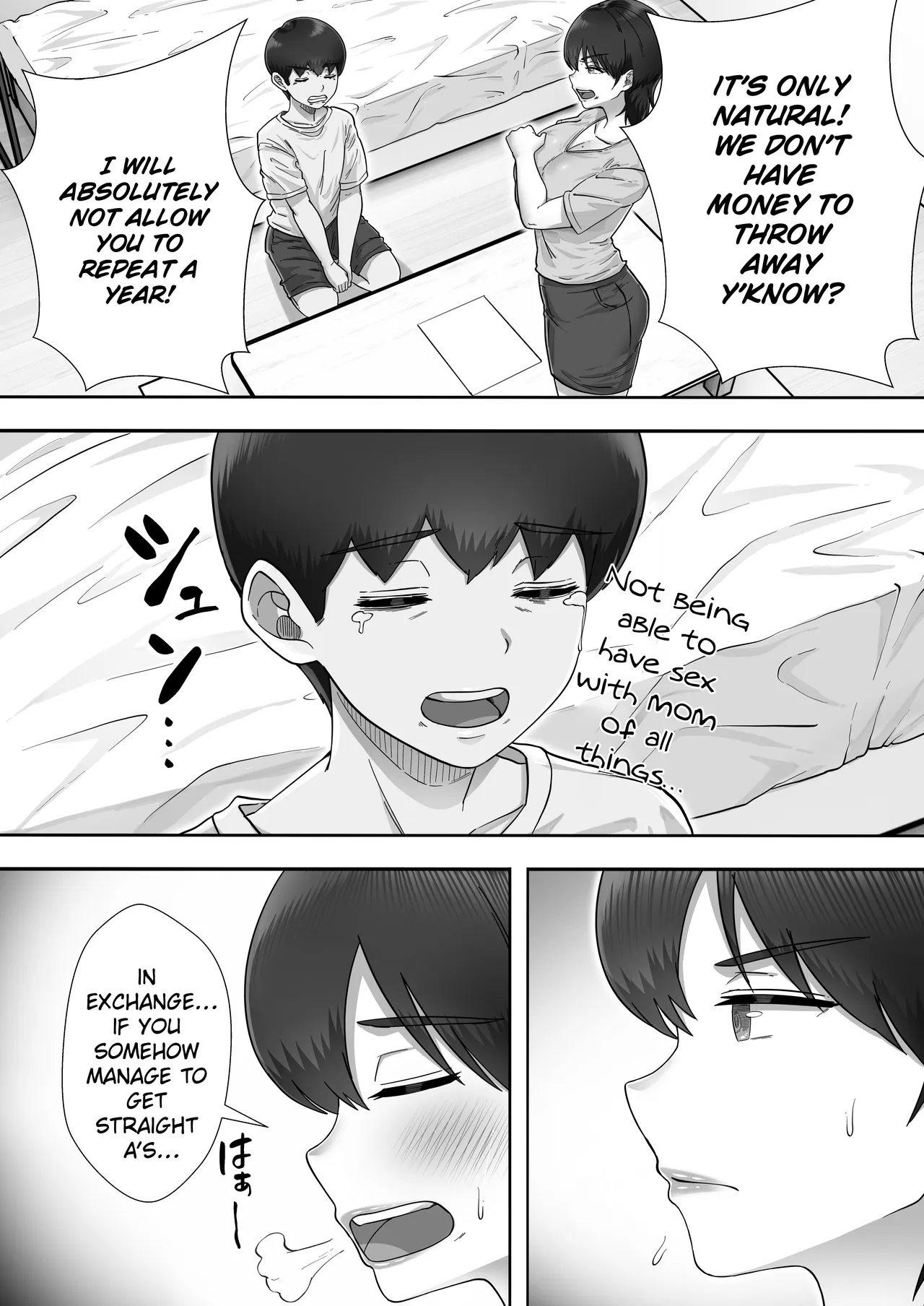 [Tarobaumu]DeliHeal Kaa-chan 3 ~Daisuki na Kaa-chan to Yari Makuri Handousei Seikatsu~ | Call Girl Mom 3: Non-Stop Fucking With My Beloved Mom in Our Almost Live-in Sex Life[English] [Chalklog] [Digital] Page 22