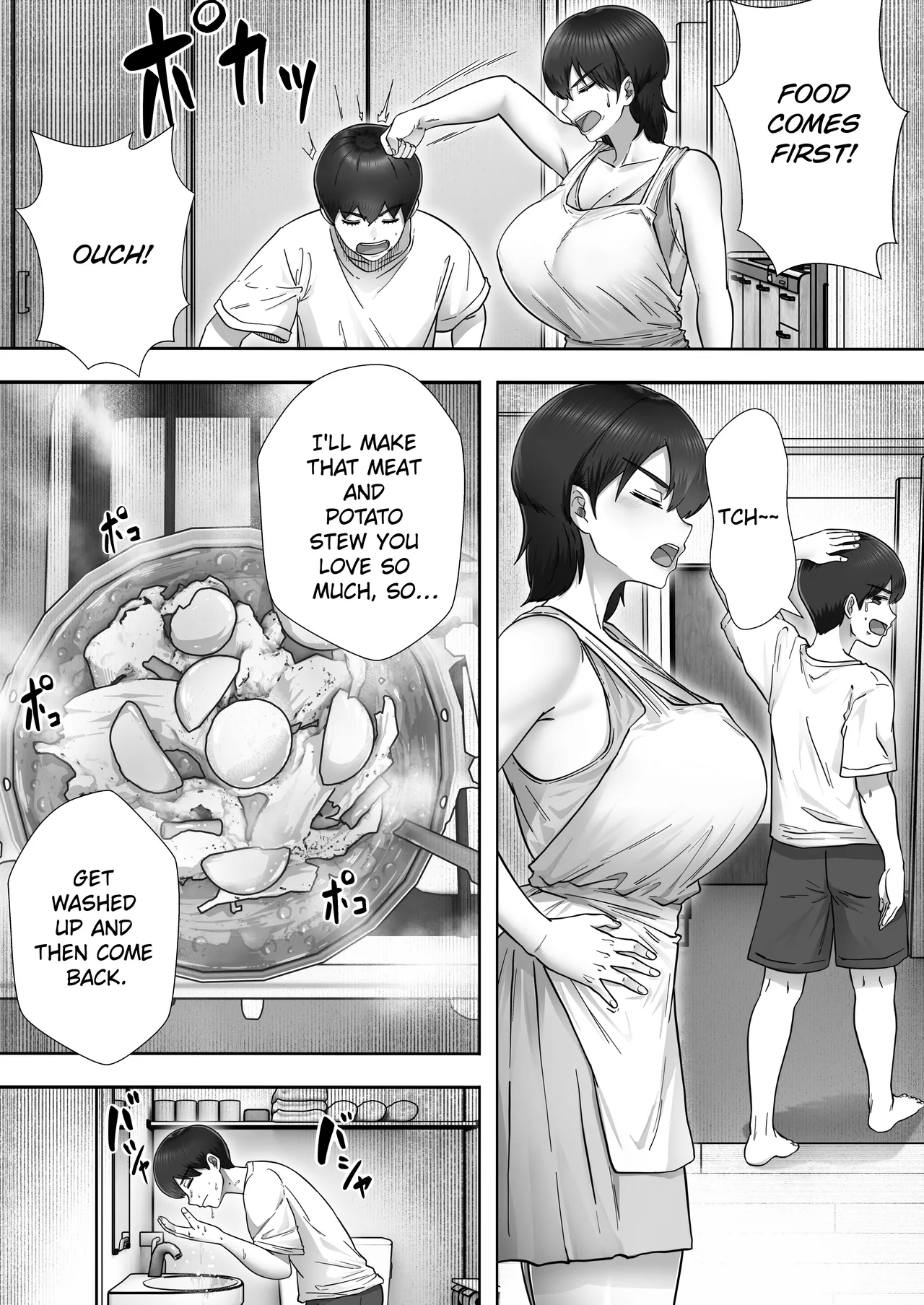 [Tarobaumu]DeliHeal Kaa-chan 3 ~Daisuki na Kaa-chan to Yari Makuri Handousei Seikatsu~ | Call Girl Mom 3: Non-Stop Fucking With My Beloved Mom in Our Almost Live-in Sex Life[English] [Chalklog] [Digital] Page 6