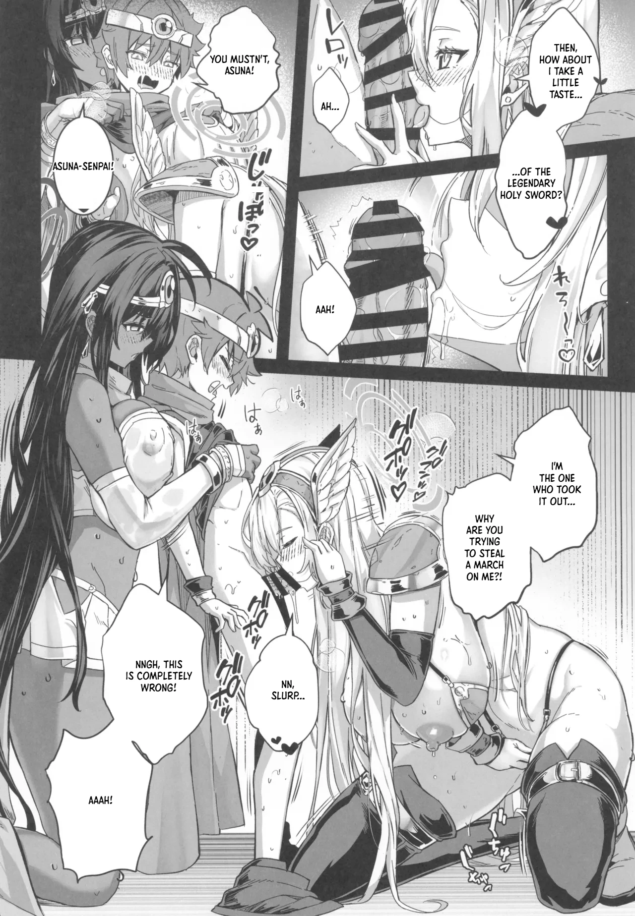 (C107) [Cigar Cat]Sensei Sakusei Party | Sensei's Semen Extraction Party(Blue Archive) [English] [XO Manga] Page 18