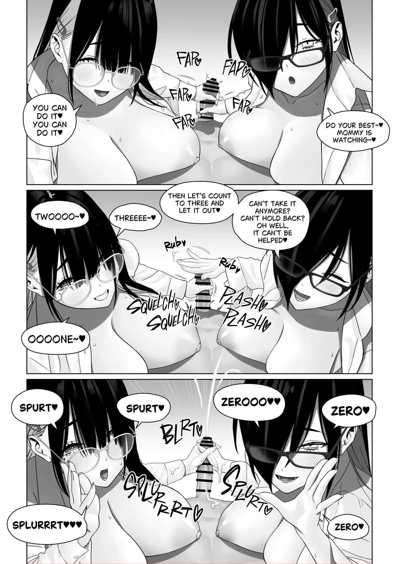 [Strekoza (Arakige Tanji)]Bakunyuu Shimai ni Oshiekomu | Training the Busty Sisters[English] Page 36