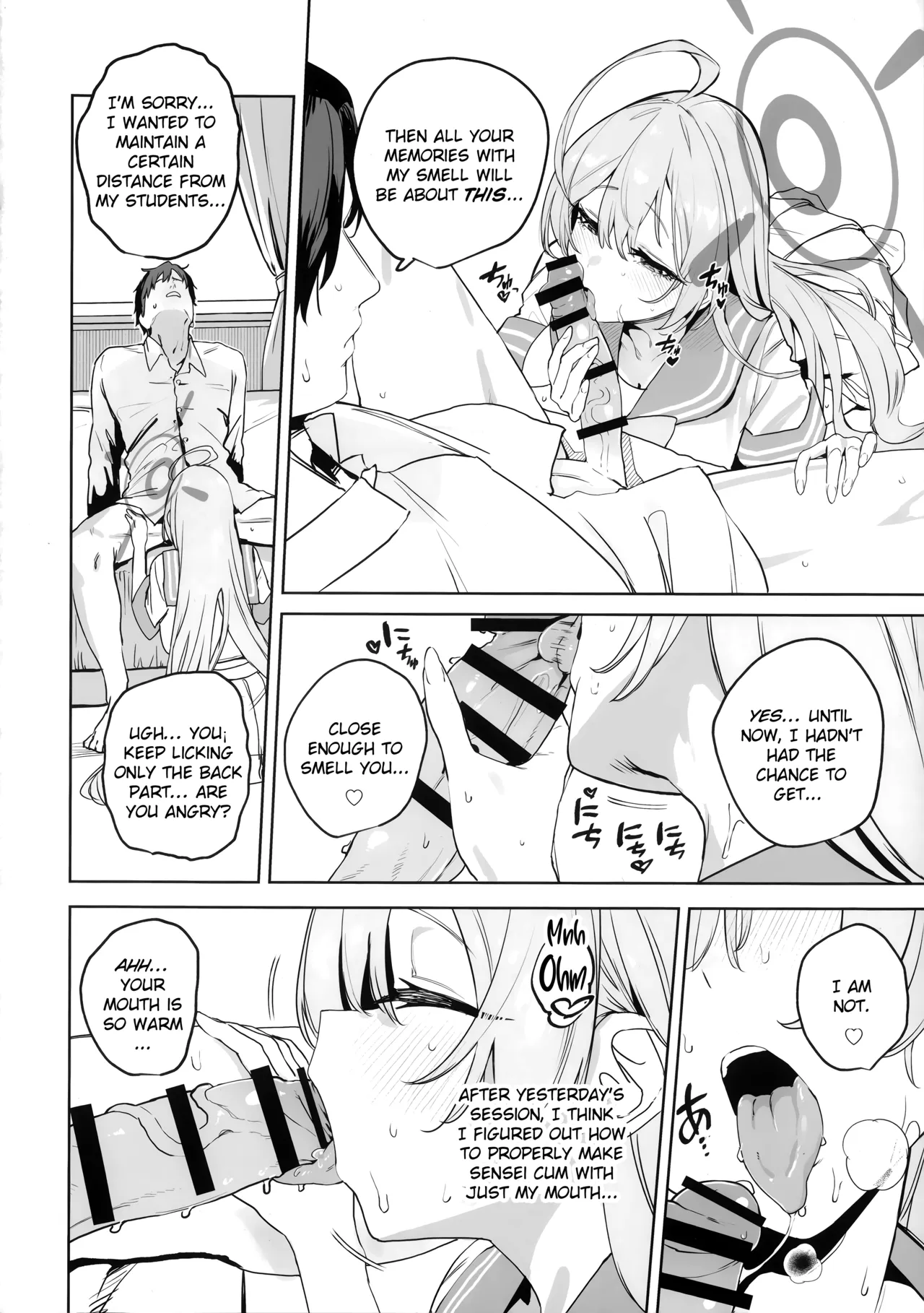 (C107) [Kawaraya-Koubou (Kawaraya)]Urawa Hanako no Shiawase na Seikatsu | Hanako Urawa's Happy Sex Life(Blue Archive) [English] [Literally Starving] Page 10