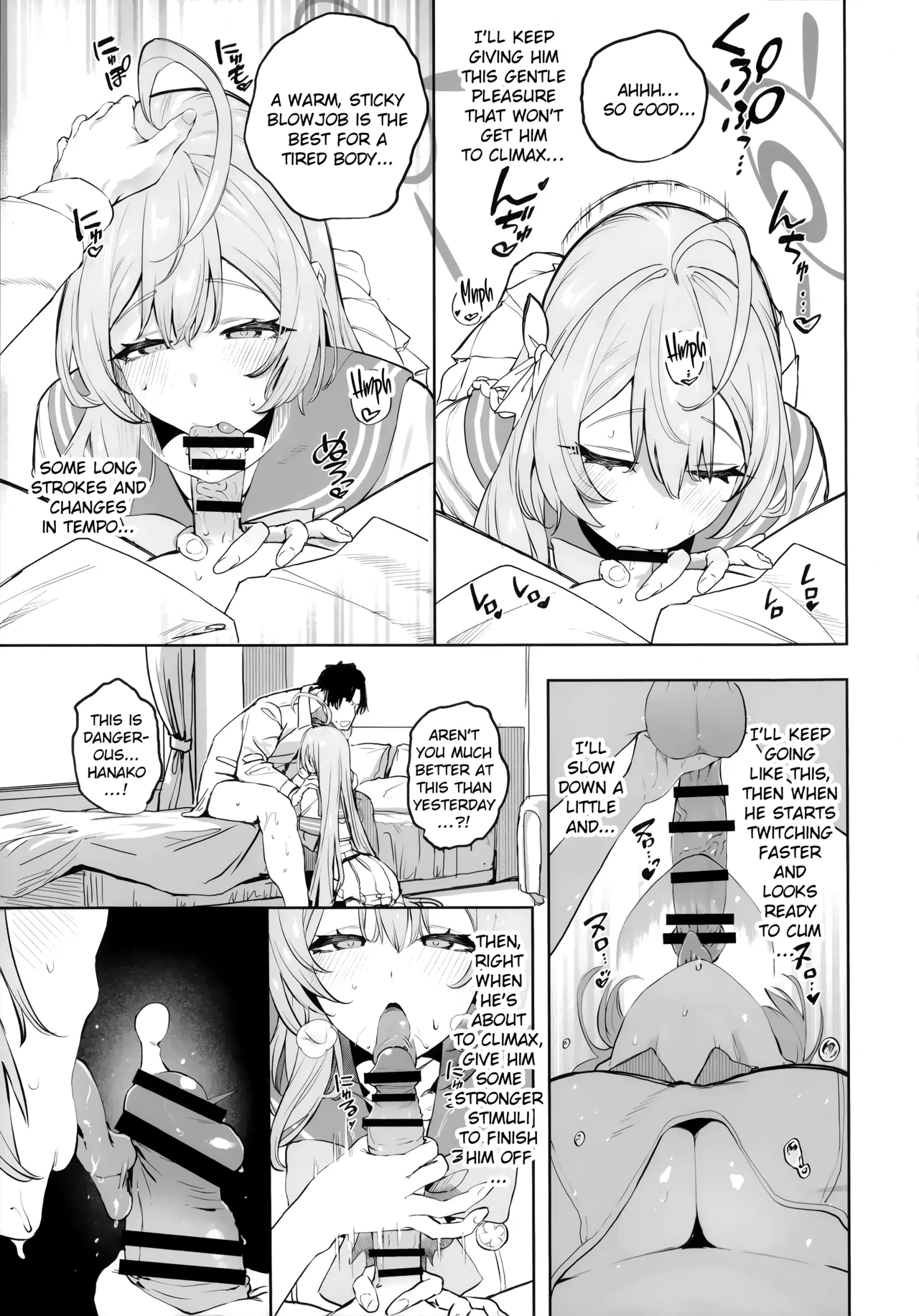 (C107) [Kawaraya-Koubou (Kawaraya)]Urawa Hanako no Shiawase na Seikatsu | Hanako Urawa's Happy Sex Life(Blue Archive) [English] [Literally Starving] Page 11
