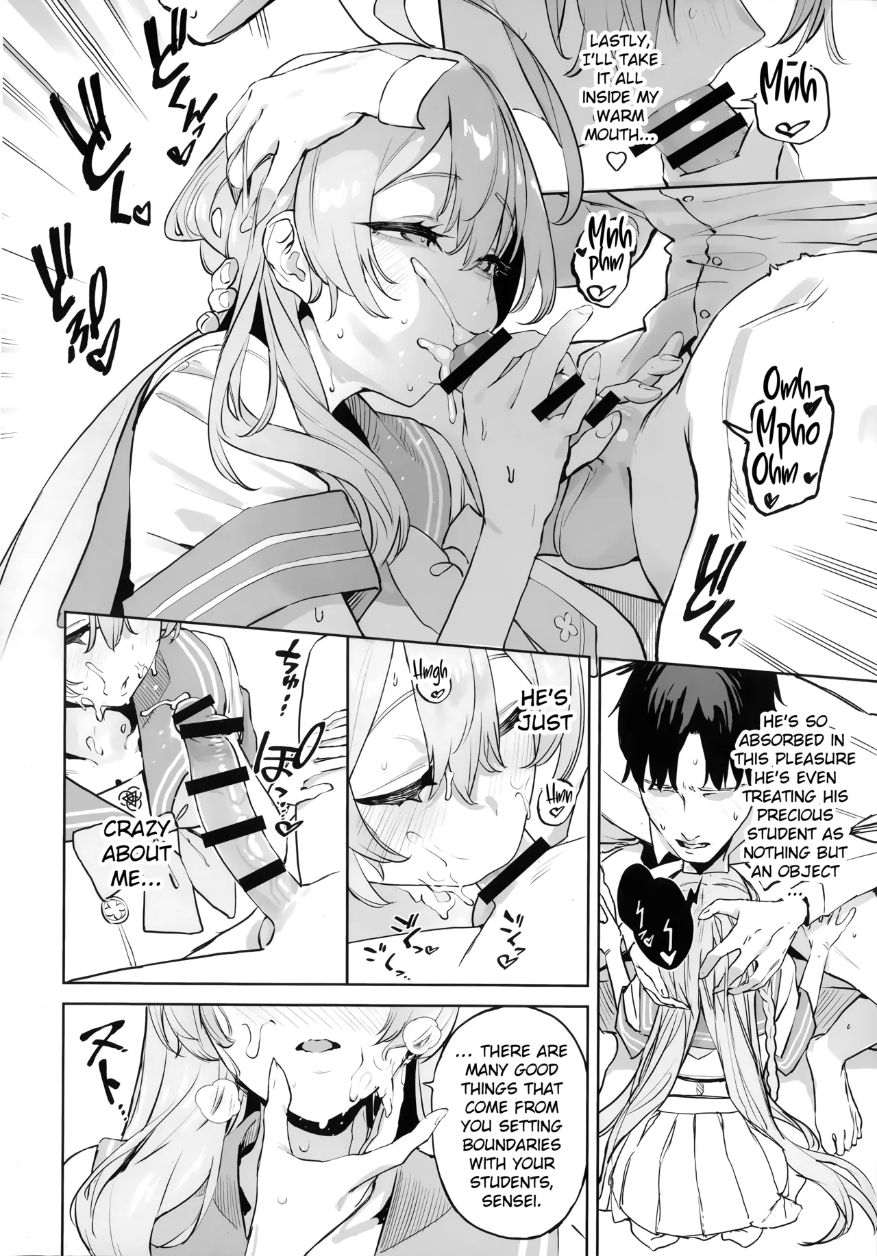 (C107) [Kawaraya-Koubou (Kawaraya)]Urawa Hanako no Shiawase na Seikatsu | Hanako Urawa's Happy Sex Life(Blue Archive) [English] [Literally Starving] Page 12