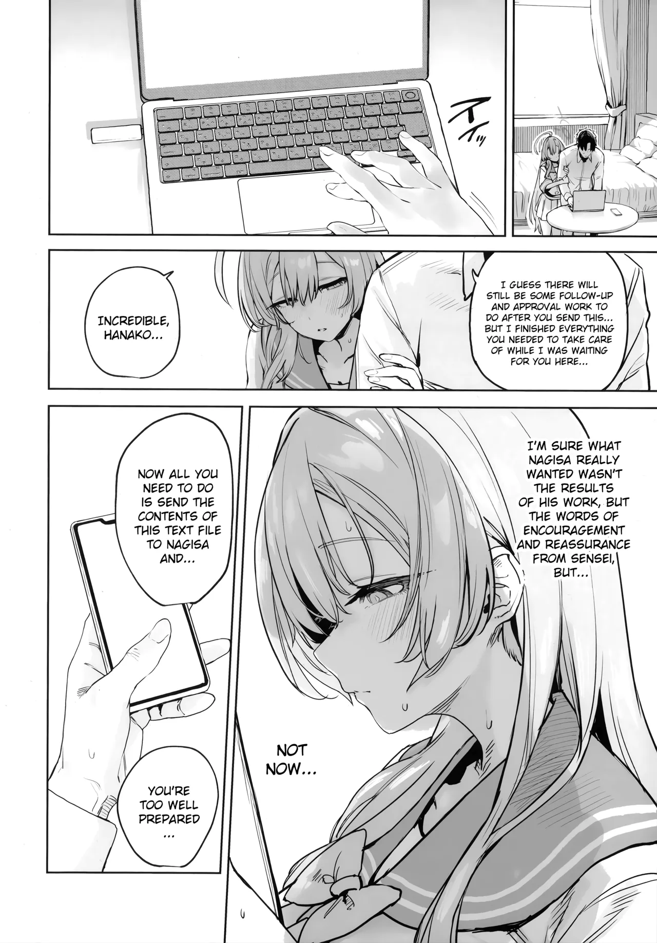 (C107) [Kawaraya-Koubou (Kawaraya)]Urawa Hanako no Shiawase na Seikatsu | Hanako Urawa's Happy Sex Life(Blue Archive) [English] [Literally Starving] Page 16