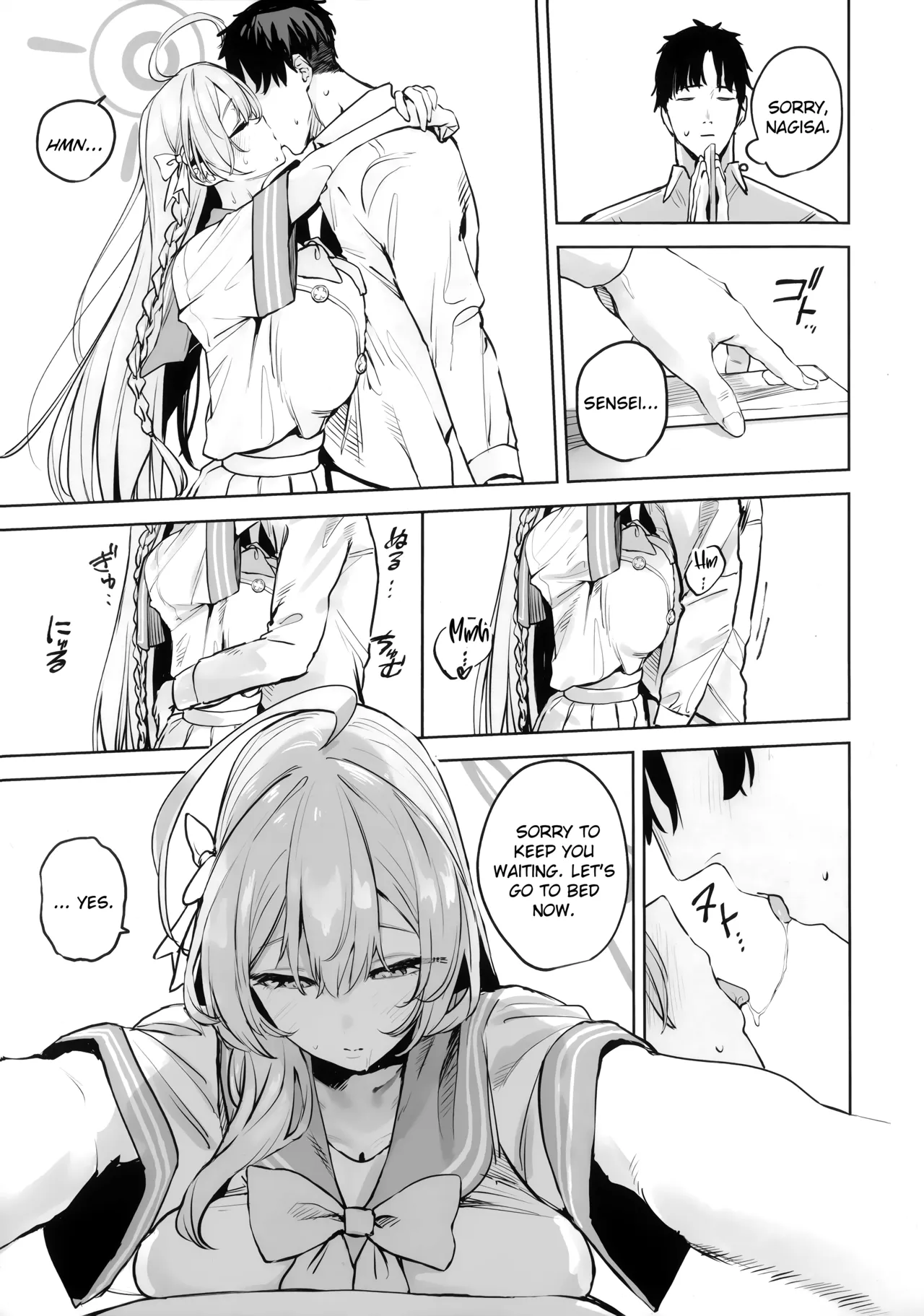 (C107) [Kawaraya-Koubou (Kawaraya)]Urawa Hanako no Shiawase na Seikatsu | Hanako Urawa's Happy Sex Life(Blue Archive) [English] [Literally Starving] Page 17