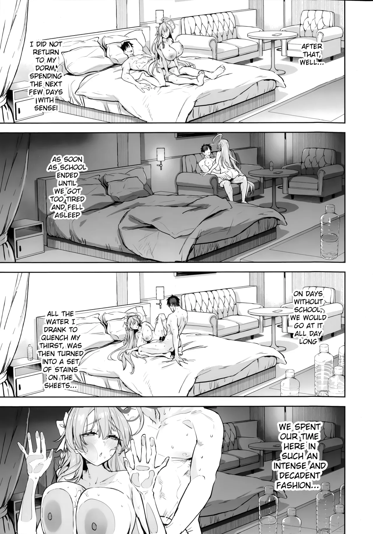 (C107) [Kawaraya-Koubou (Kawaraya)]Urawa Hanako no Shiawase na Seikatsu | Hanako Urawa's Happy Sex Life(Blue Archive) [English] [Literally Starving] Page 21