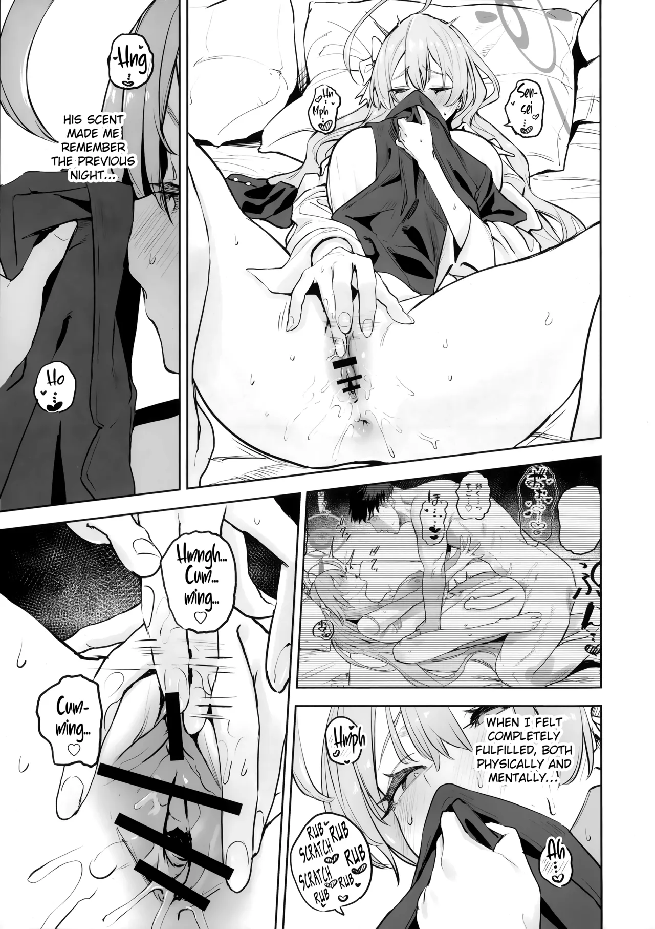 (C107) [Kawaraya-Koubou (Kawaraya)]Urawa Hanako no Shiawase na Seikatsu | Hanako Urawa's Happy Sex Life(Blue Archive) [English] [Literally Starving] Page 5