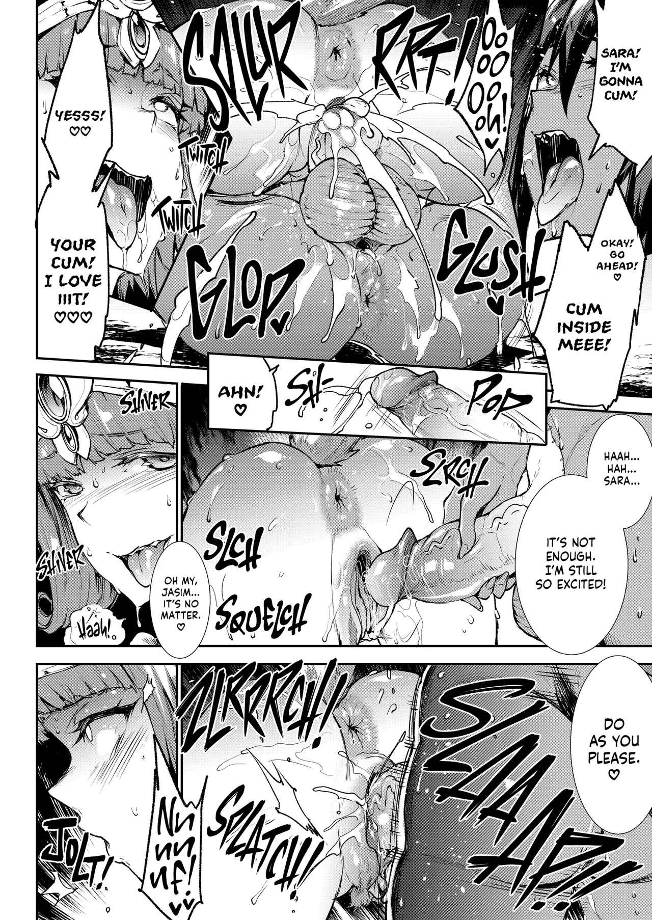 [Erect Sawaru]Jasim: Futanari Sword Dancer Anthology[English] [J18] [Uncensored] Page 35