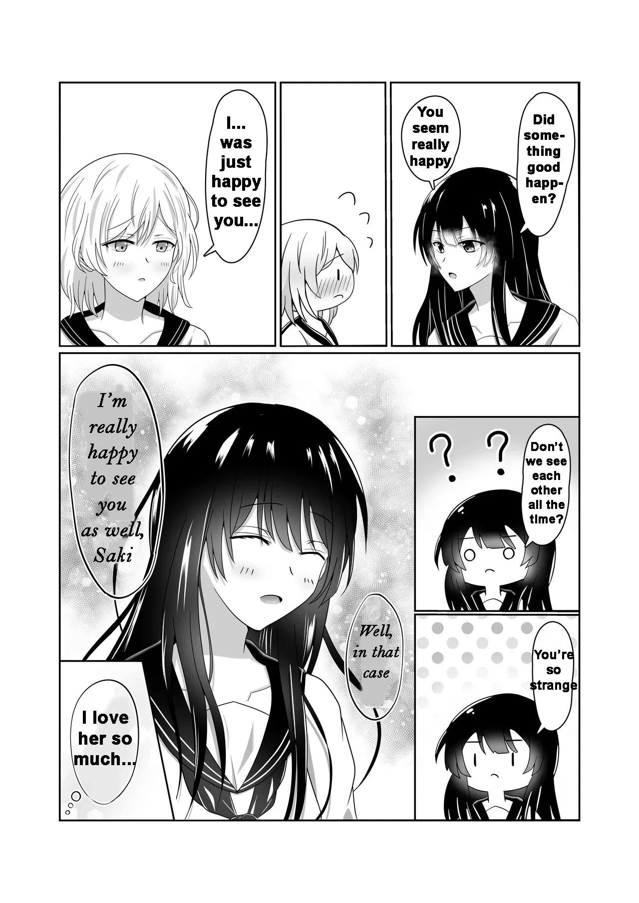 [satou to shio]A Book About Saki Imagining Lesbian Sex with Kanon[The Moon on a Rainy Night] Page 28
