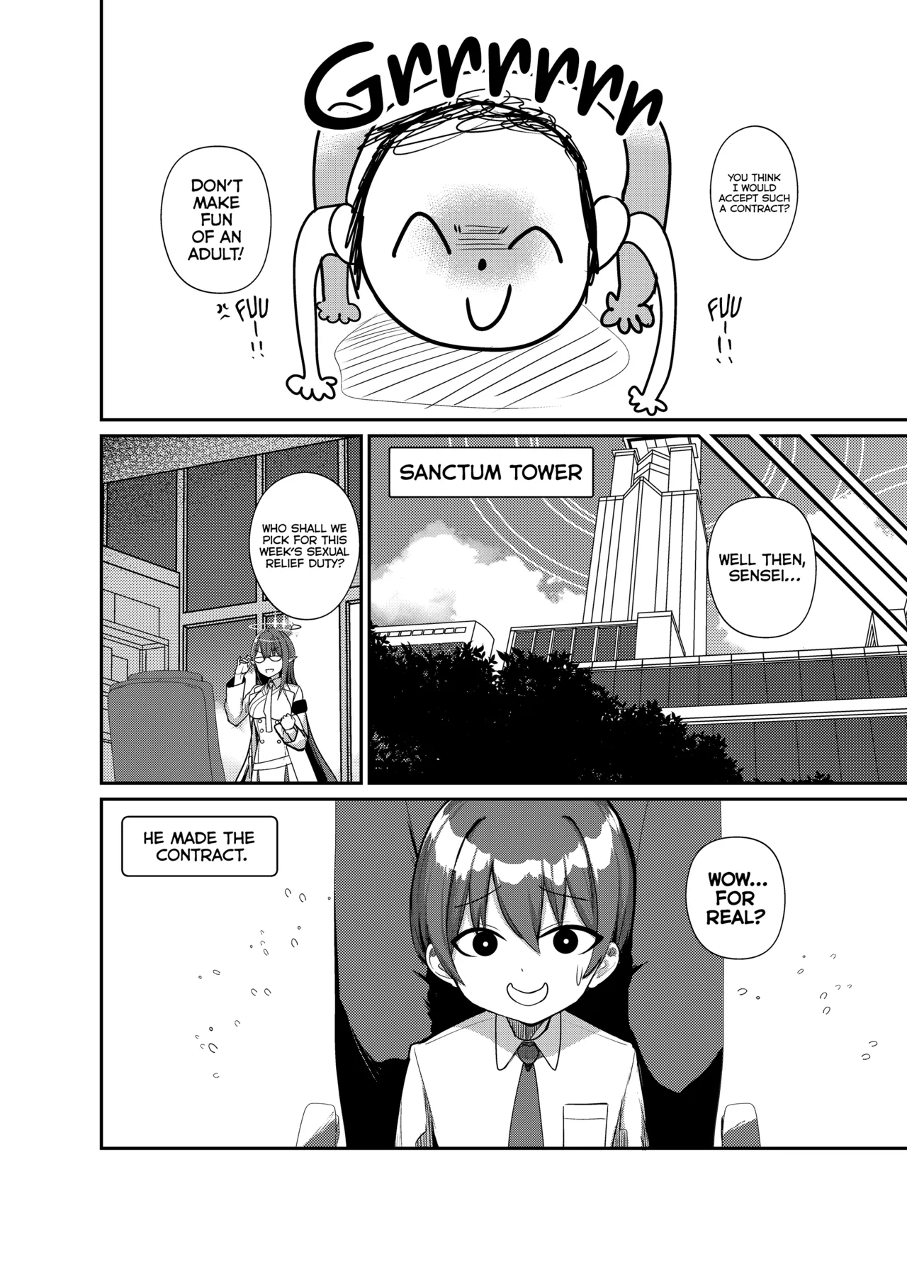 [Awa no Chikara (Kibouou Soap)]Shota Sensei no Seishori Touban Nisshi | On Shota Sensei’s Sexual Relief Duty ~ Gehenna Prefect Team Shiromi Iori part~(Blue Archive) [English] [Tabunne Scans] [Digital] Page 4