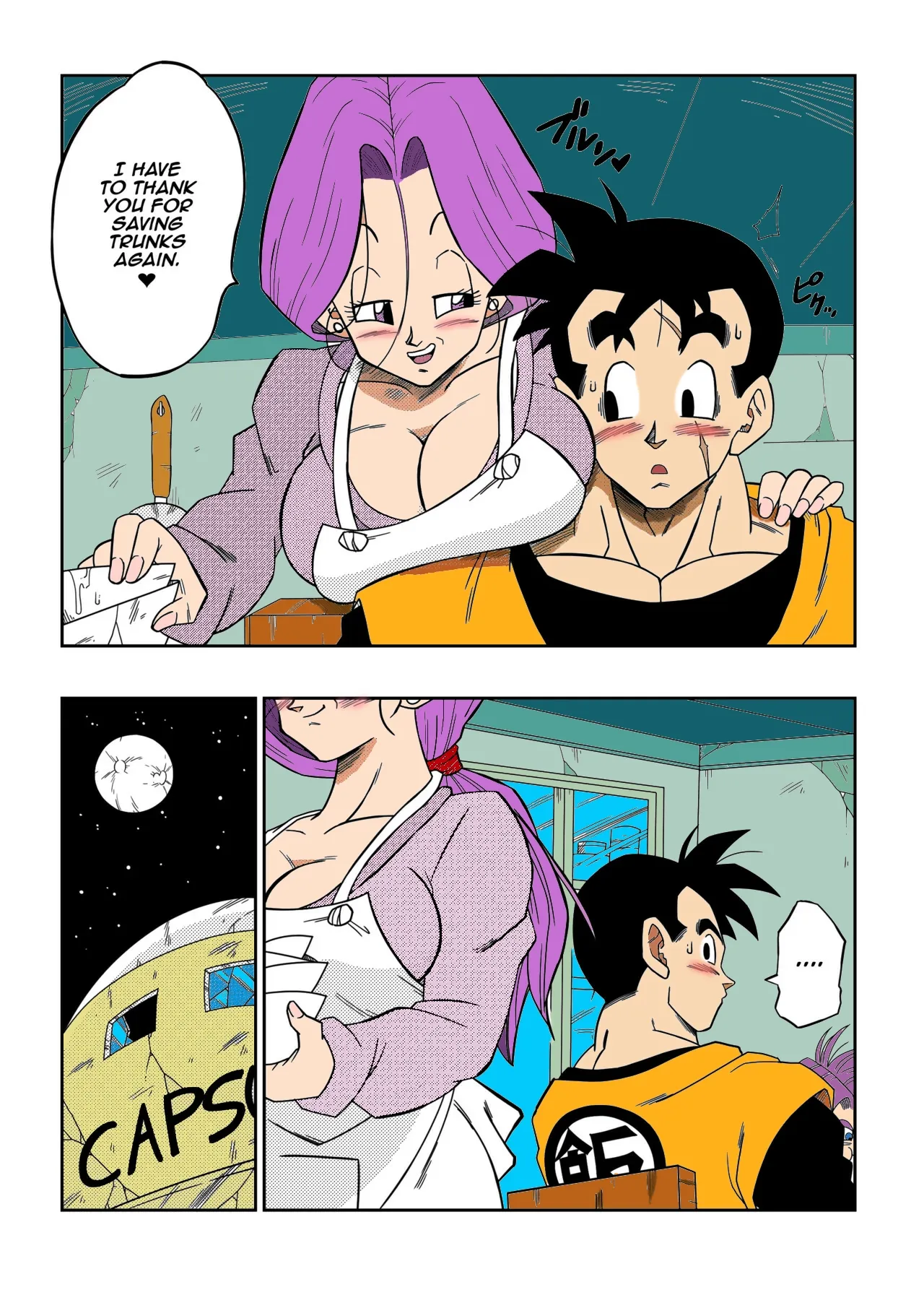 [Yamamoto]lots of sex in the future! Bulma and Gohan manga colors(colorized) [Decensored] Page 4