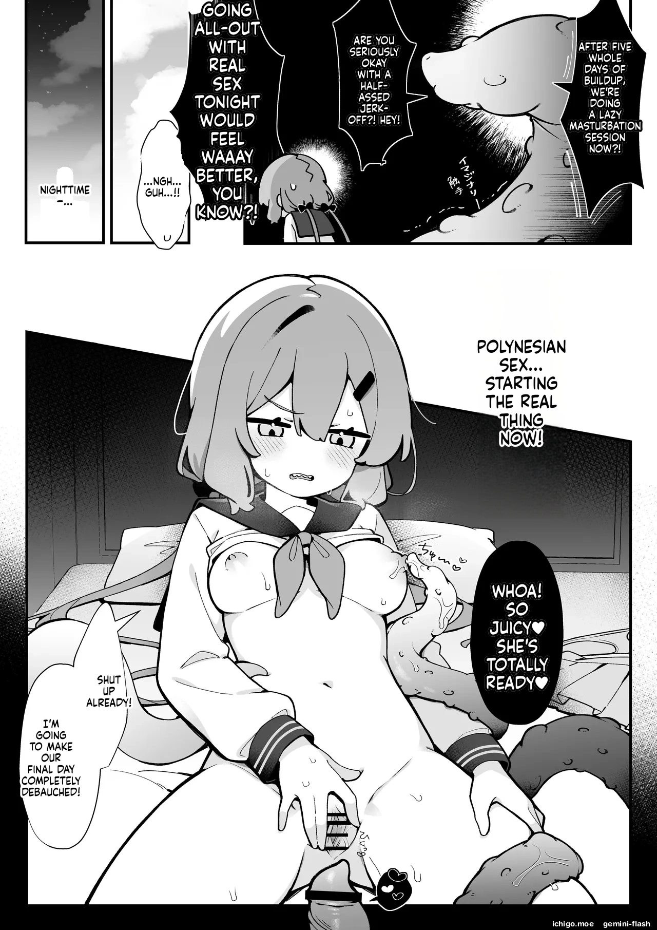 [Pe. (Pekeko)]Masaka Watashi ga Shokushu Ecchi suru Nante... 2 Polynesian Sex Hen[English] [SCANMTL] [Digital] Page 19