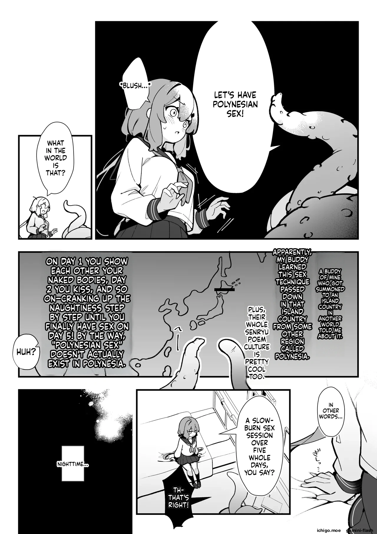 [Pe. (Pekeko)]Masaka Watashi ga Shokushu Ecchi suru Nante... 2 Polynesian Sex Hen[English] [SCANMTL] [Digital] Page 7