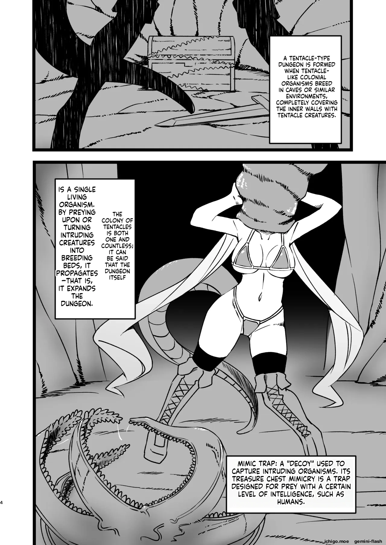 [Mikaguuland (Mikagura)]Shokushu Dungeon Seitai Chousa Kiroku[English] [SCANMTL] [Digital] Page 3