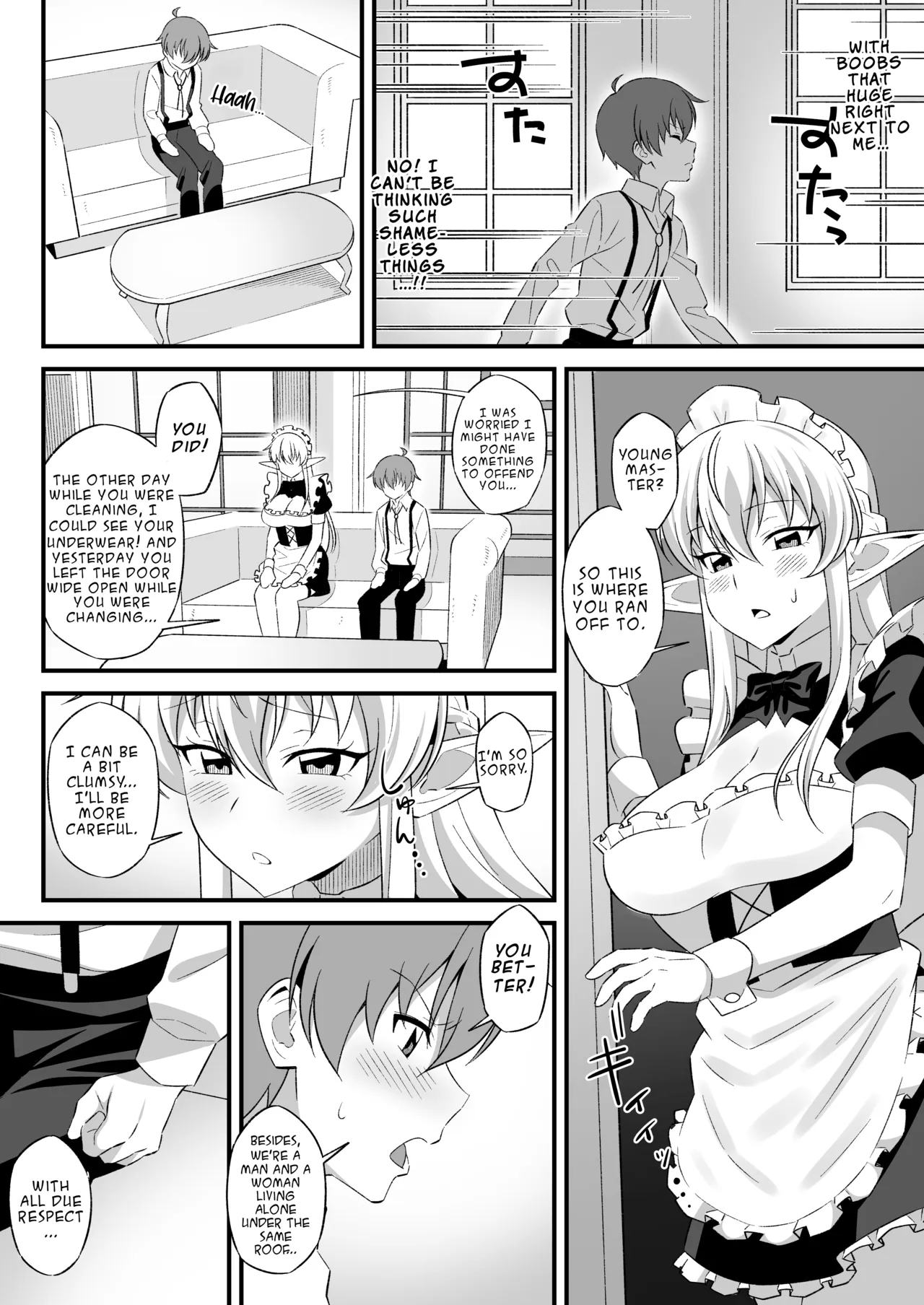[Nyan Kotatsu (Nyaruko)]Oyashiki ni Tsukaeru Elf wa Goshujin-sama ni XXXX de Gohoushi Suru no ga Shigoto desu | The Elf Who Serves at the Mansion Has the Job of Serving Her Master with XXXX[English] [LKK•Scans] Page 5