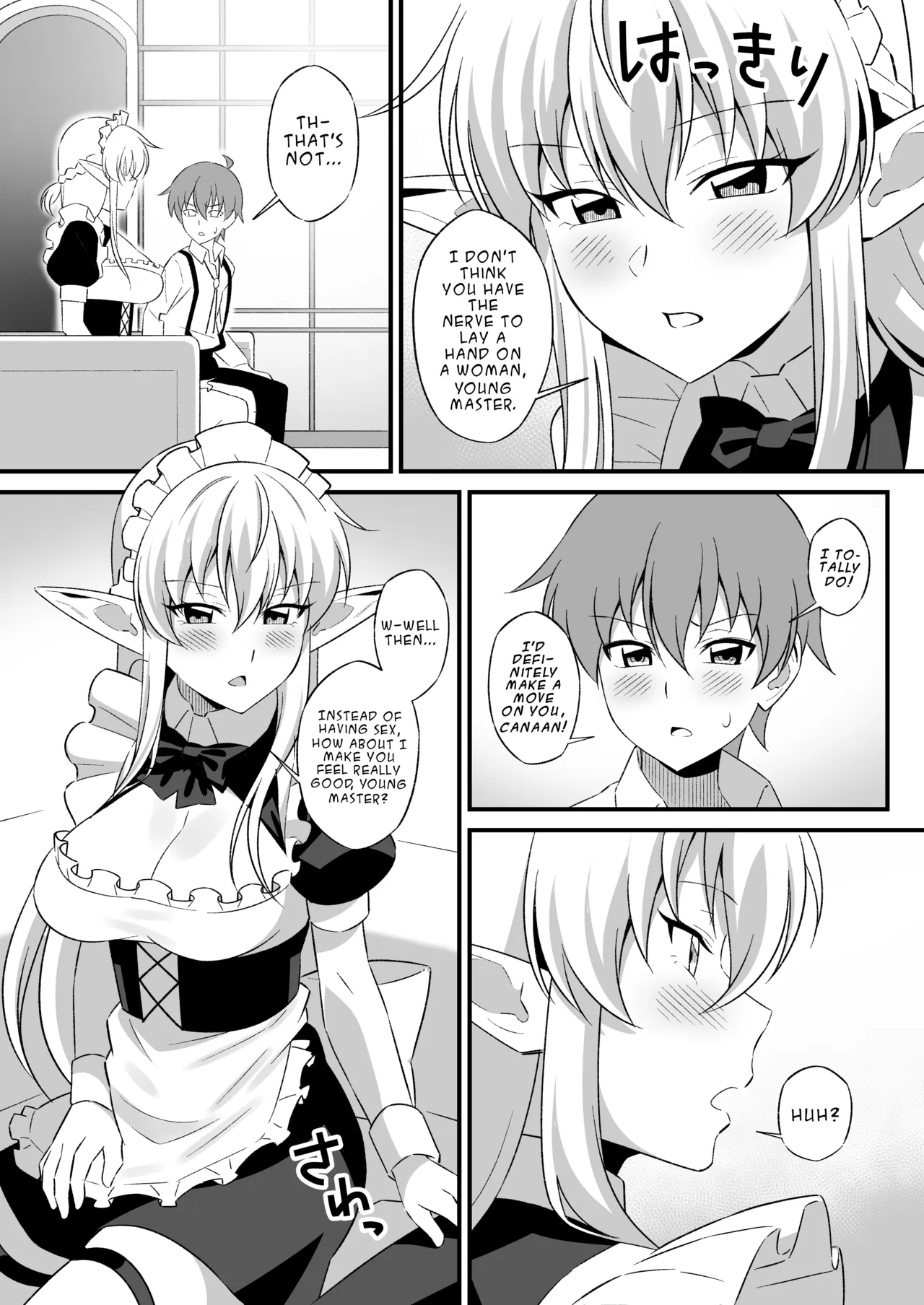 [Nyan Kotatsu (Nyaruko)]Oyashiki ni Tsukaeru Elf wa Goshujin-sama ni XXXX de Gohoushi Suru no ga Shigoto desu | The Elf Who Serves at the Mansion Has the Job of Serving Her Master with XXXX[English] [LKK•Scans] Page 6