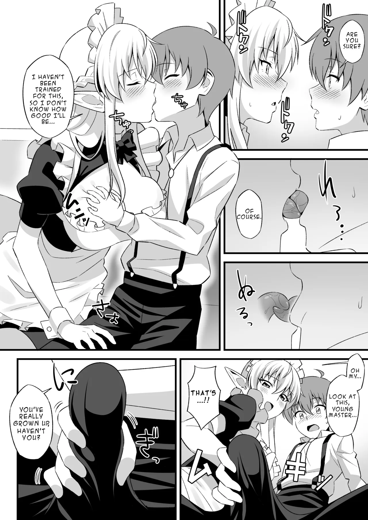 [Nyan Kotatsu (Nyaruko)]Oyashiki ni Tsukaeru Elf wa Goshujin-sama ni XXXX de Gohoushi Suru no ga Shigoto desu | The Elf Who Serves at the Mansion Has the Job of Serving Her Master with XXXX[English] [LKK•Scans] Page 7