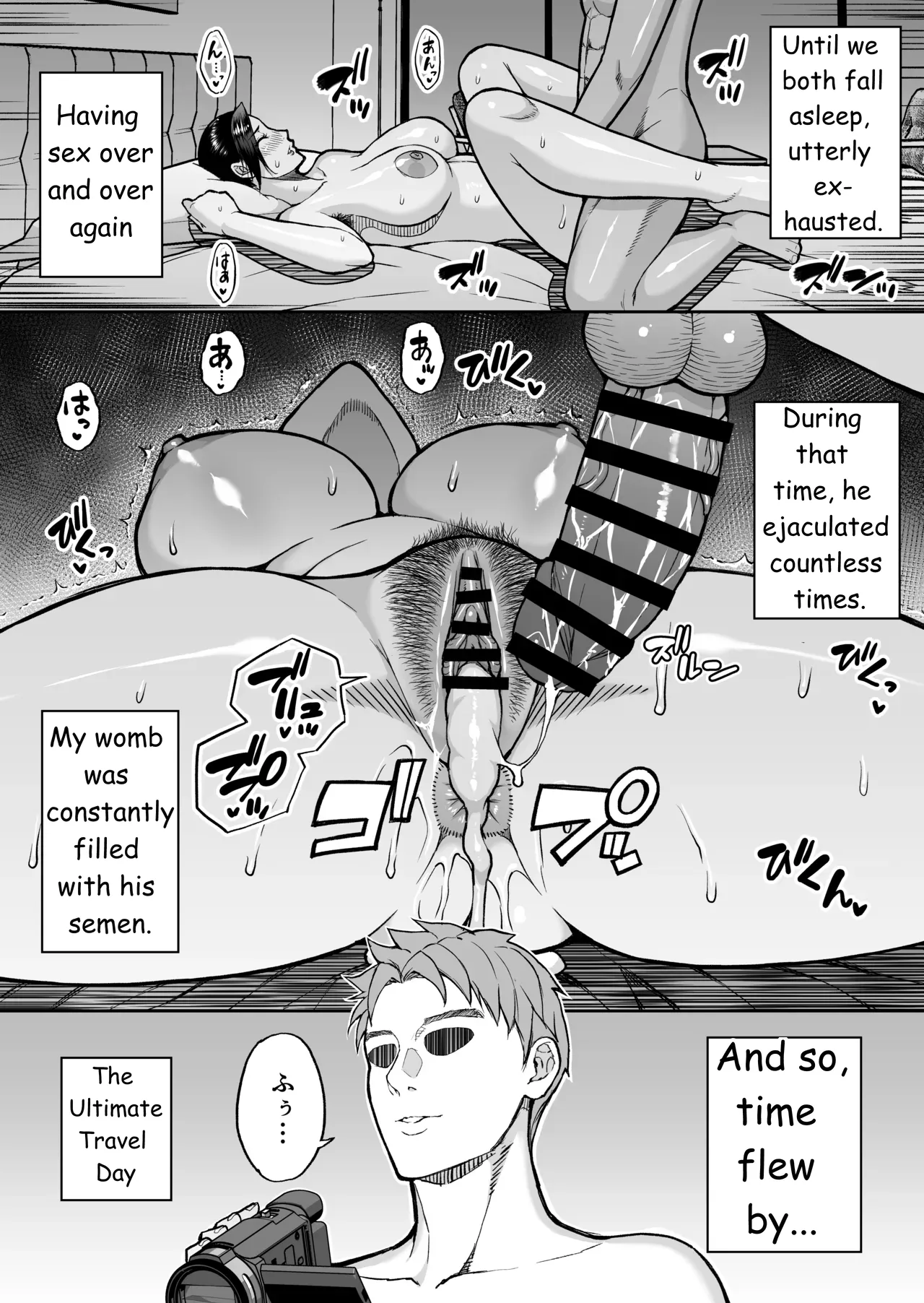 [SPRING CASTLE (Shunjou Shuusuke)]Toujou Yukiyo 37-sai Manatsu no Beach de Aokan Hamedori Sex Oi no Iu Koto ni wa Sakaraenai Watashi[English] Page 48