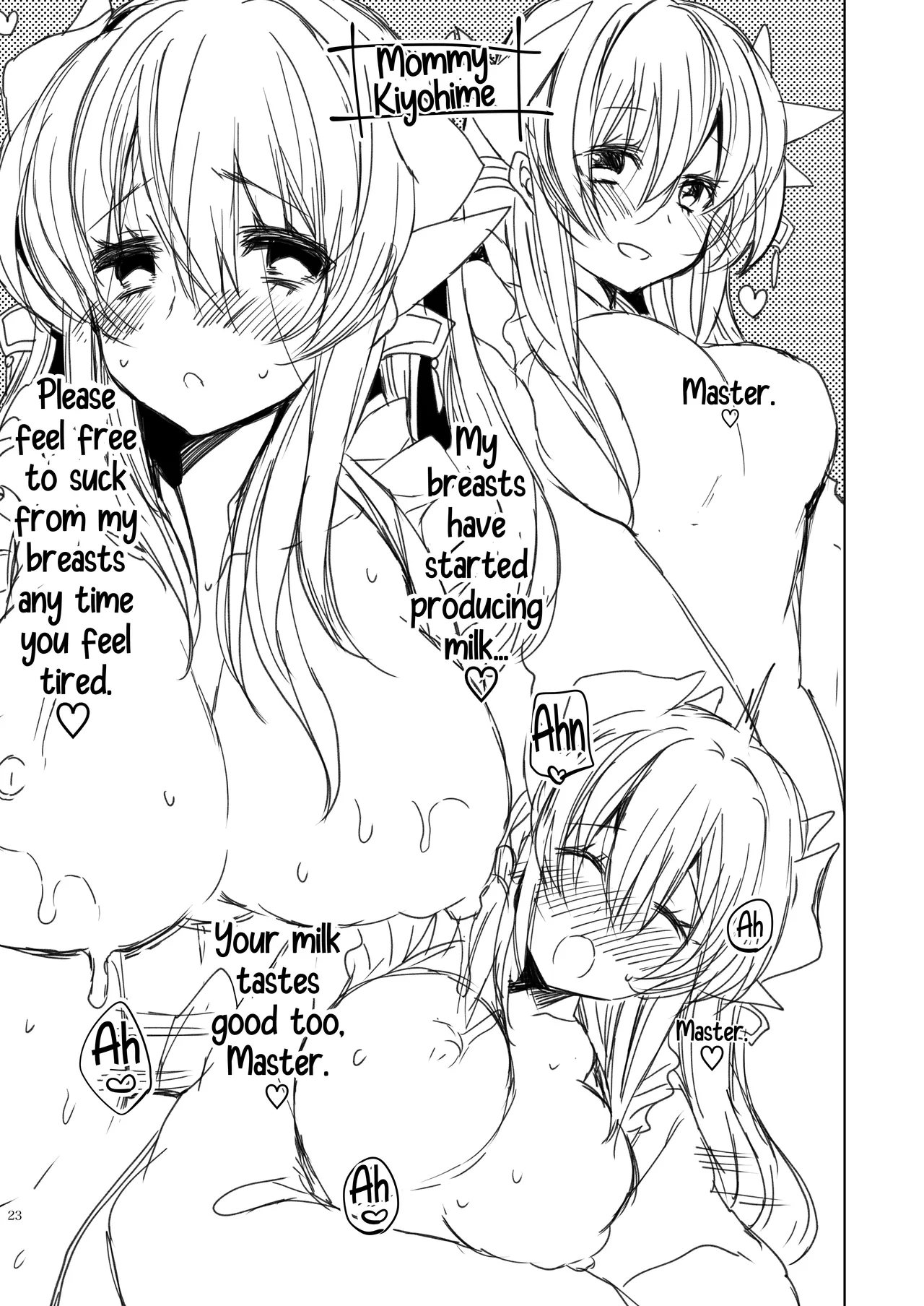 [Mamedaifukuya (Mameko)]Uchi no Kiyohime wa Mama 4 | My Kiyohime is a Mommy 4(Fate/Grand Order) [English] [Shiririn] [Digital] Page 23