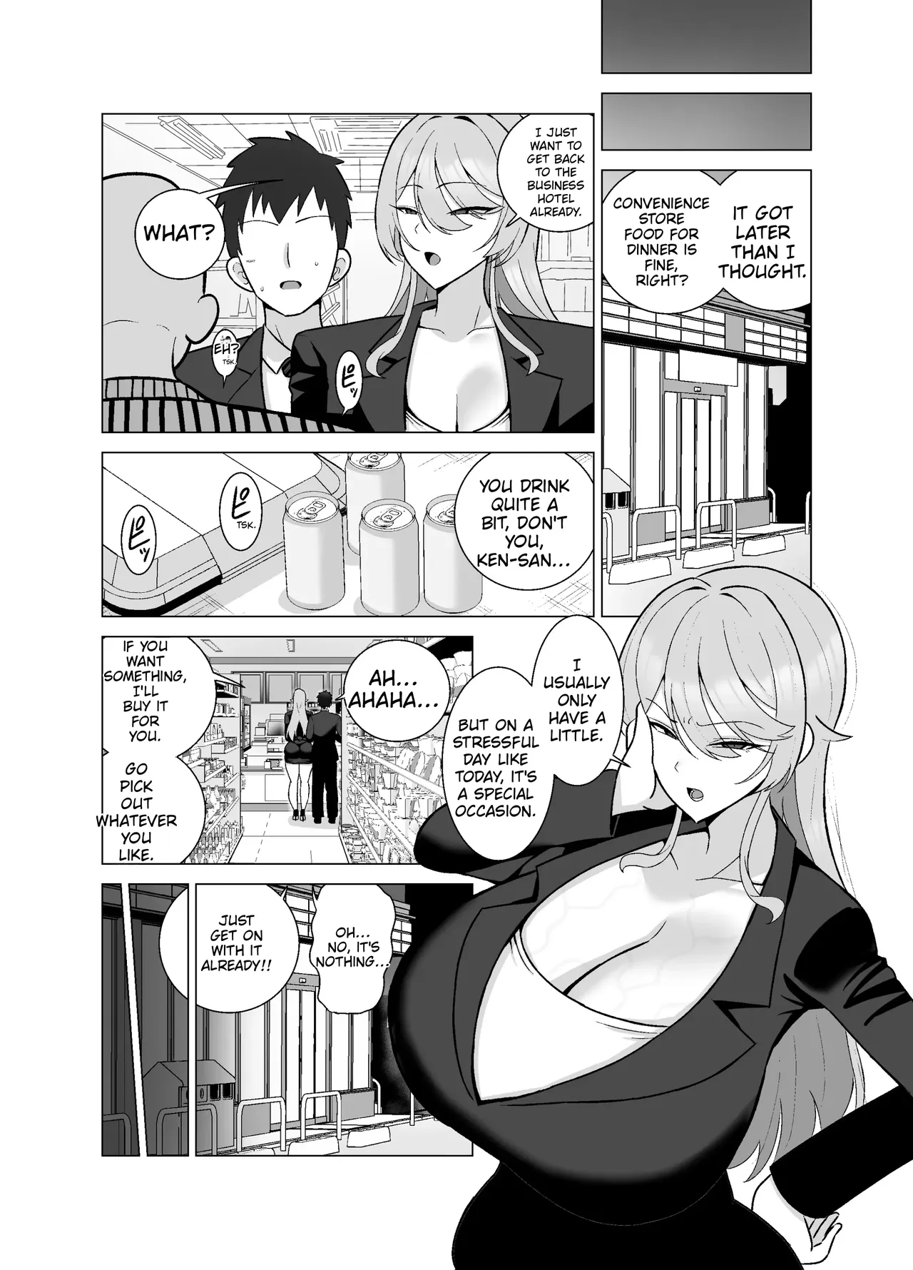 [Tokkuni Tokku (Shamidou Maichimonji)]Itsumo Miken ni Shiwa o Yosete Iru Seikaku no Kitsui Babaa Senpai (29) wa You to Dosukebe Chijo ni Naru | That abrasive senior colleague—a 29-year-old hag who’s always got a scowl on her face—turns into a total nympho when she’s drunk.[English] Page 10