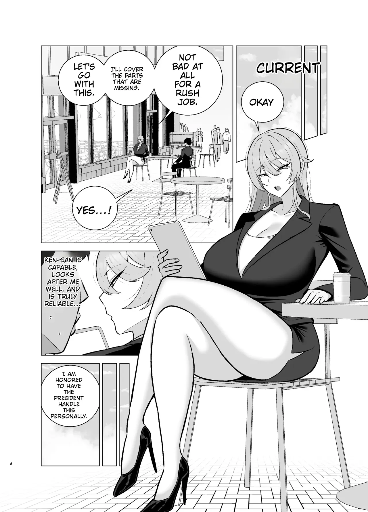 [Tokkuni Tokku (Shamidou Maichimonji)]Itsumo Miken ni Shiwa o Yosete Iru Seikaku no Kitsui Babaa Senpai (29) wa You to Dosukebe Chijo ni Naru | That abrasive senior colleague—a 29-year-old hag who’s always got a scowl on her face—turns into a total nympho when she’s drunk.[English] Page 7