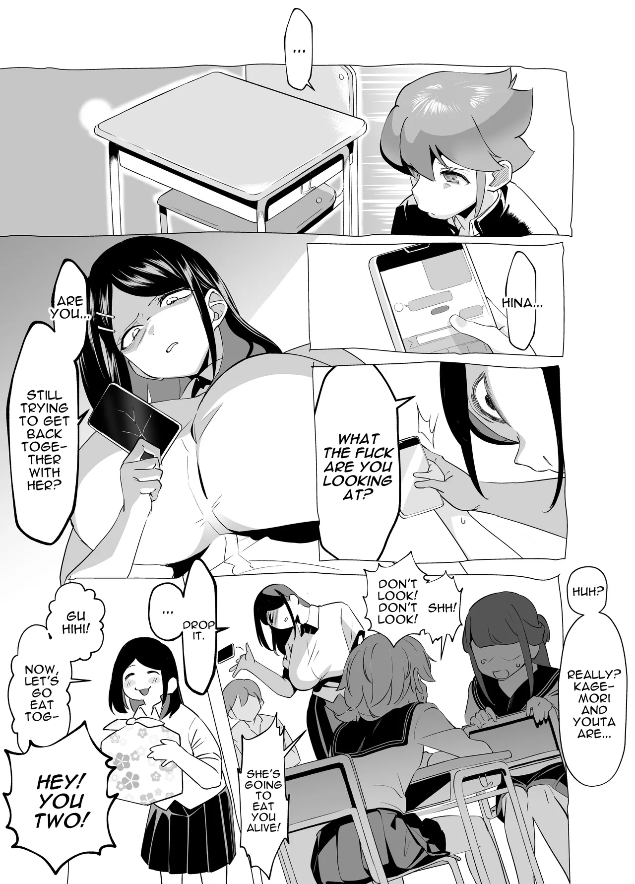 [Akabane Aomori]Bakunyuu Inkya wa Gyaku NTR-ru!! Soushuuhen | Busty Introvert Reverse NTR Cucks Me!! Compilation[English] [ Darg777] [Digital] Page 46