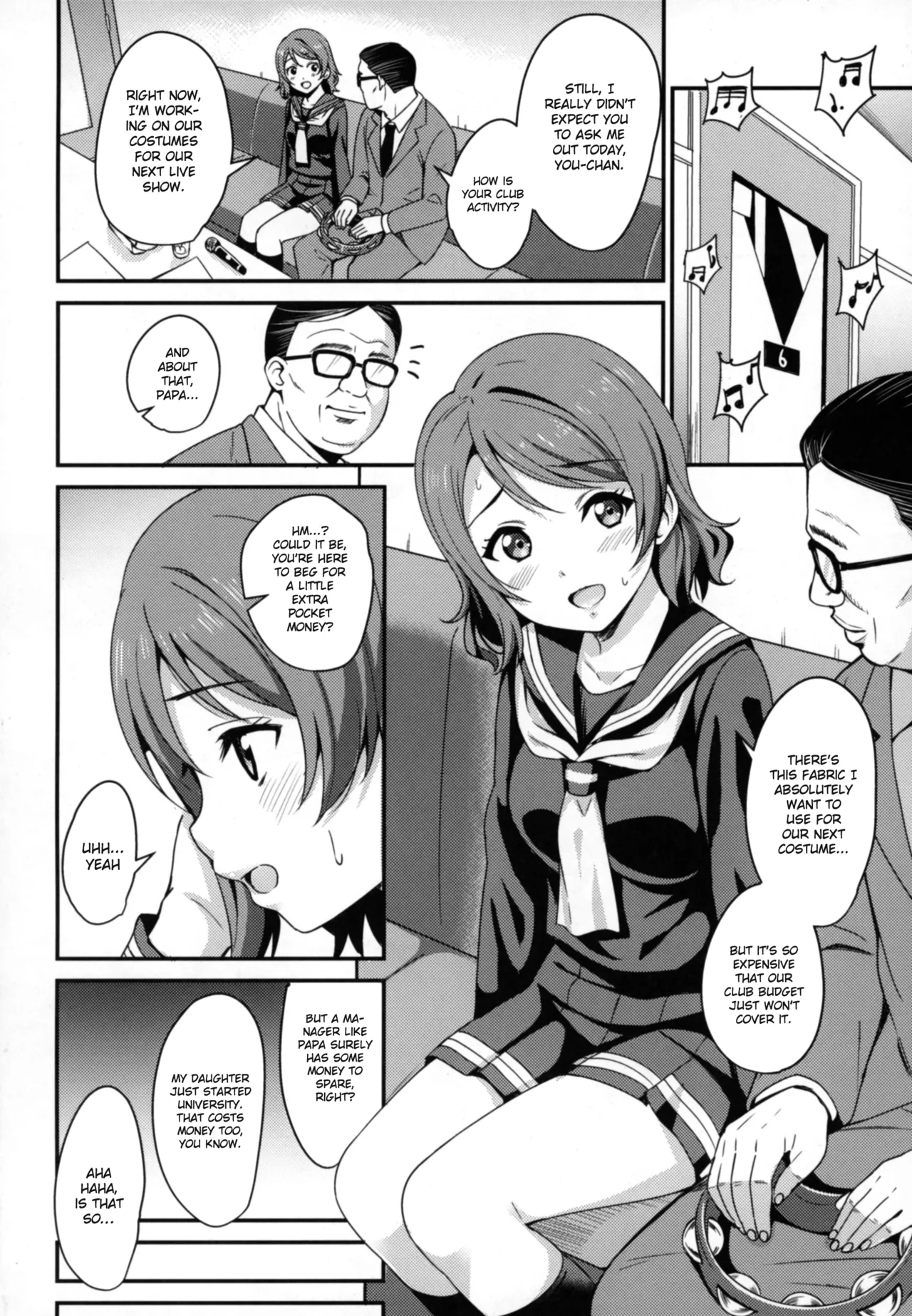 [AGOITEI (Sankuro)]Papakatsu Yousoro(Love Live! Sunshine!!) [English] [Gagak_Ireng] [Digital] (rewrite v2) Page 4