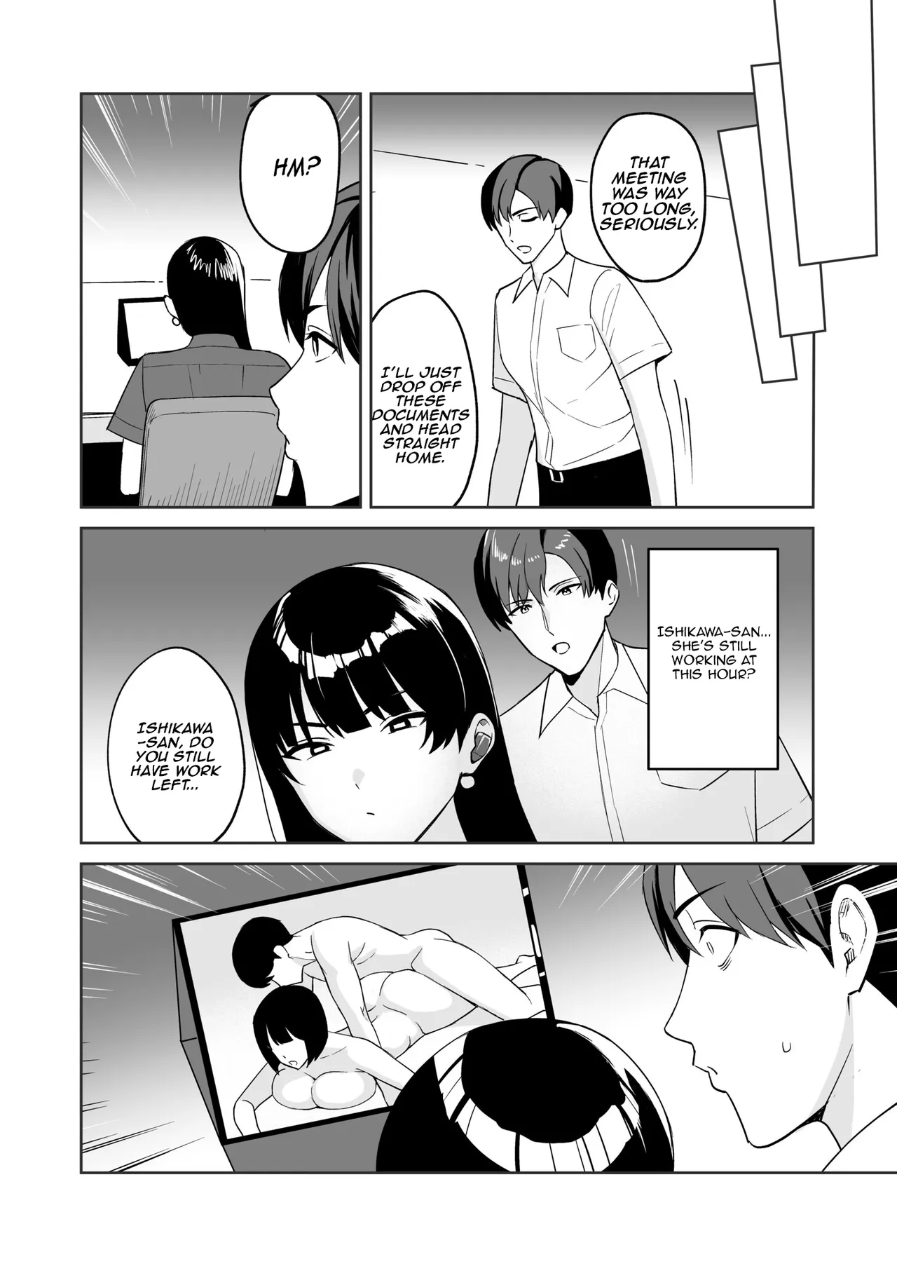 [C-kyuu]Gohoubi wa Karada de. ~Ero-sugi Fukuri Kousei wa Seishori-ka no Oshigoto~ (5) | The Reward is the Body ~The Overly Lewd Employee Benefits of the Service Department~(5) [English] [Aishi21] Page 8