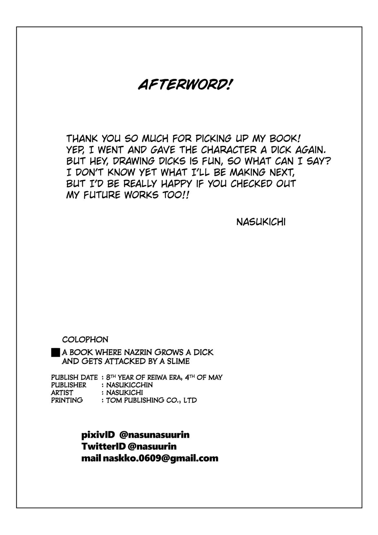 [Nasukicchin (Nasukichi)]Hae chatta Nazrin ga suraimu ni osowa reru hon(Touhou Project) [Digital]  [English] [Kuraudo] Page 19