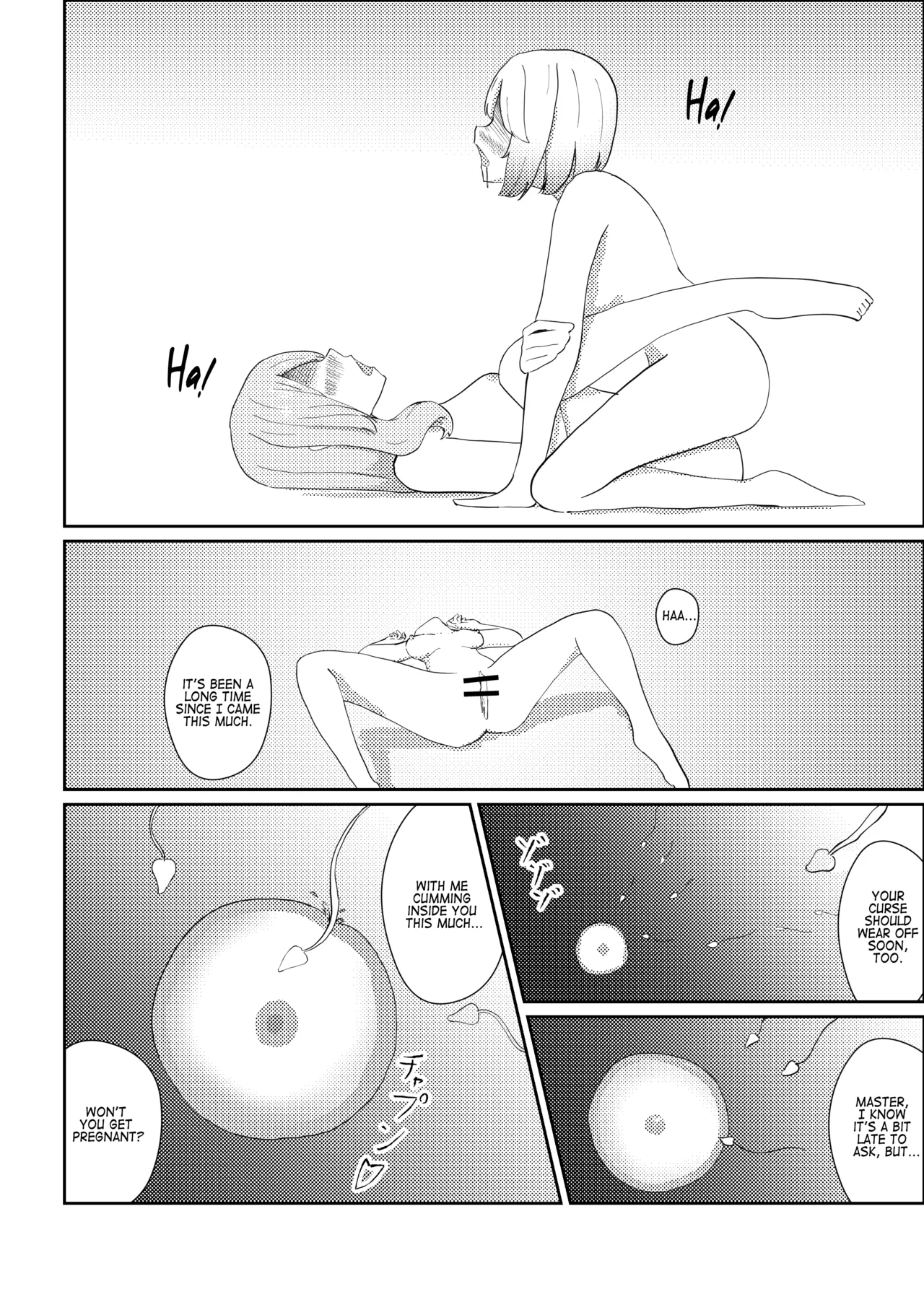 [Futatabi-ya (Futa_tabi)]Futanari ni Natta node Mahou no Shishou ni Naoshite Morau Hanashi | I Turned Into a Futanari, So I Had My Magic Master Cure Me[English] [Castle TL] Page 31