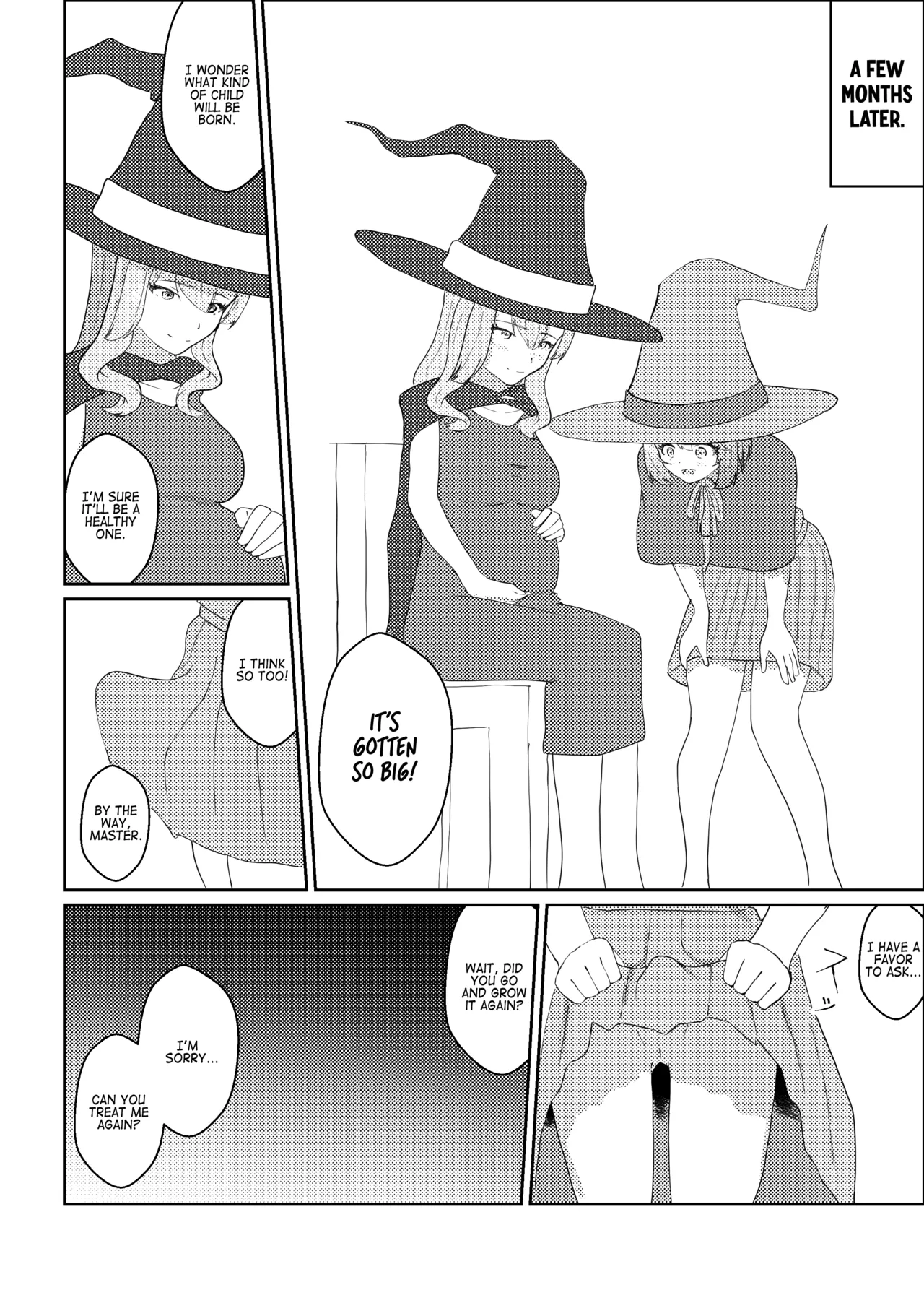 [Futatabi-ya (Futa_tabi)]Futanari ni Natta node Mahou no Shishou ni Naoshite Morau Hanashi | I Turned Into a Futanari, So I Had My Magic Master Cure Me[English] [Castle TL] Page 32