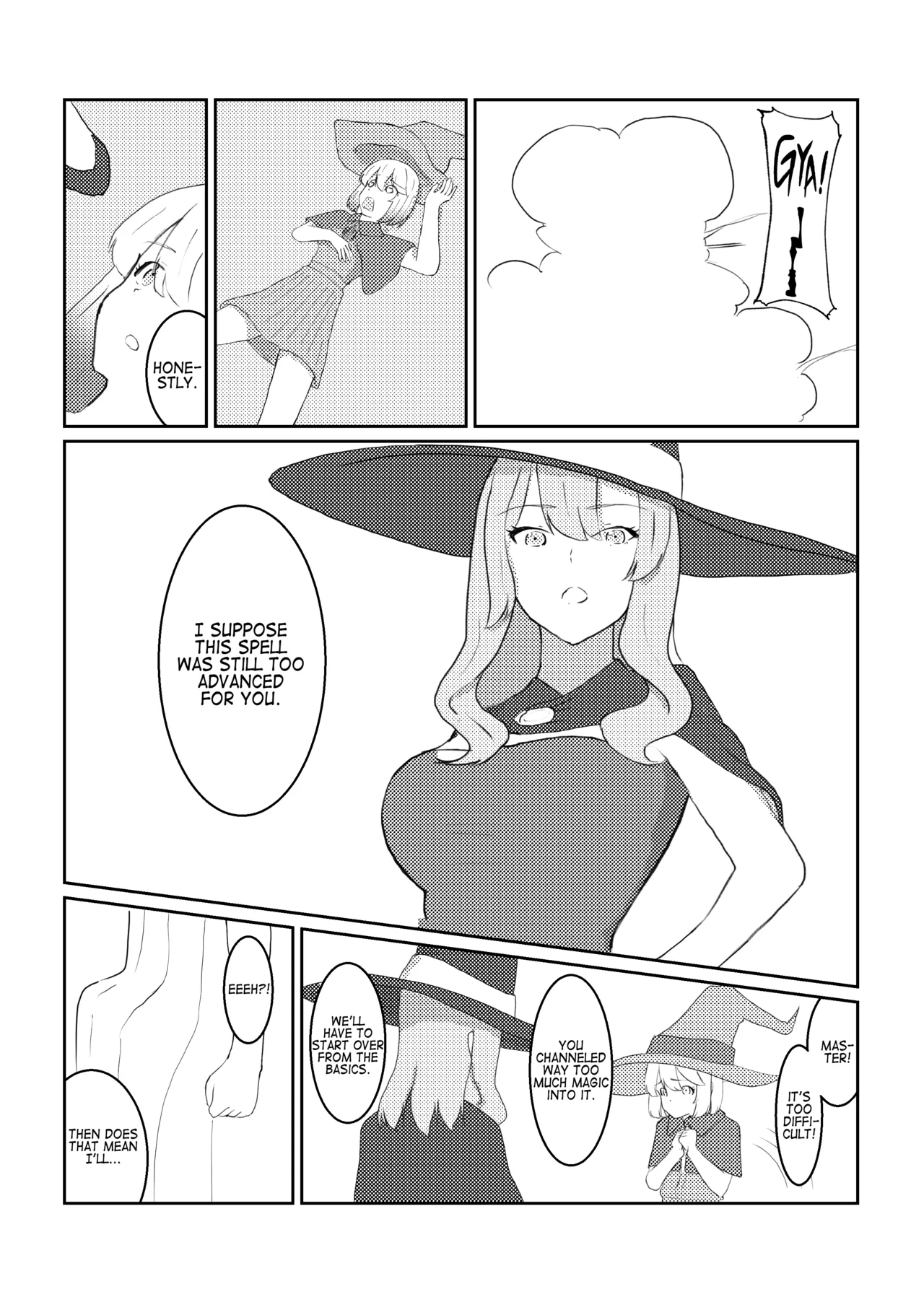 [Futatabi-ya (Futa_tabi)]Futanari ni Natta node Mahou no Shishou ni Naoshite Morau Hanashi | I Turned Into a Futanari, So I Had My Magic Master Cure Me[English] [Castle TL] Page 4