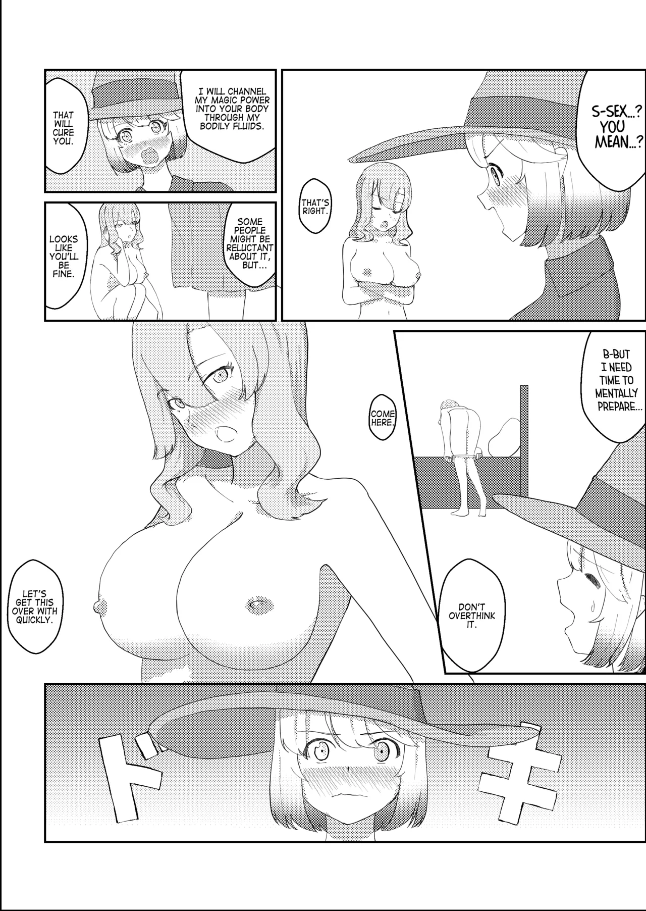 [Futatabi-ya (Futa_tabi)]Futanari ni Natta node Mahou no Shishou ni Naoshite Morau Hanashi | I Turned Into a Futanari, So I Had My Magic Master Cure Me[English] [Castle TL] Page 7