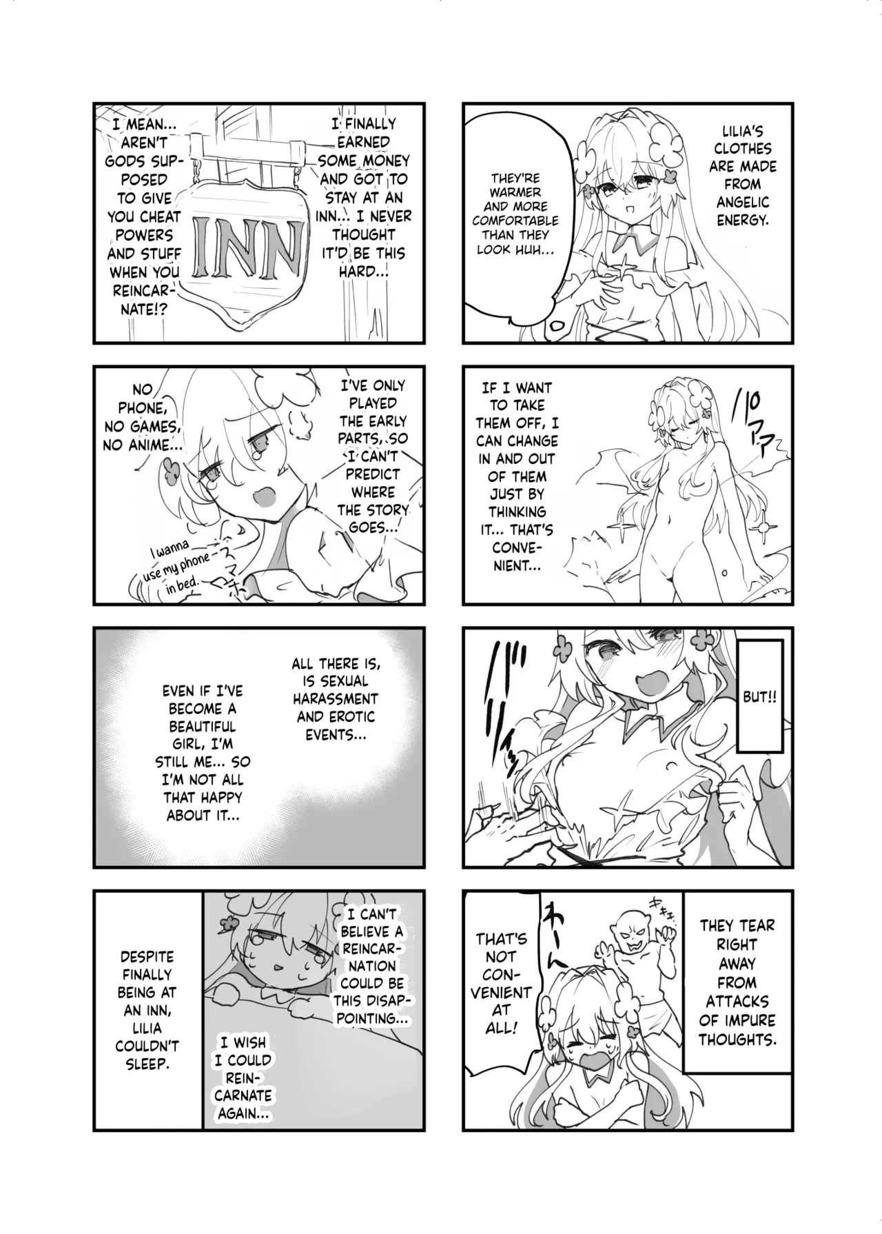 [Shimajiya (Shimaji)]Ero RPG no Onna Shujinkou ni TS Tensei Shitara... ~Machi Ero Event & Haiboku Ecchi de Shojo Soushitsu~[English] [Digital] Page 55