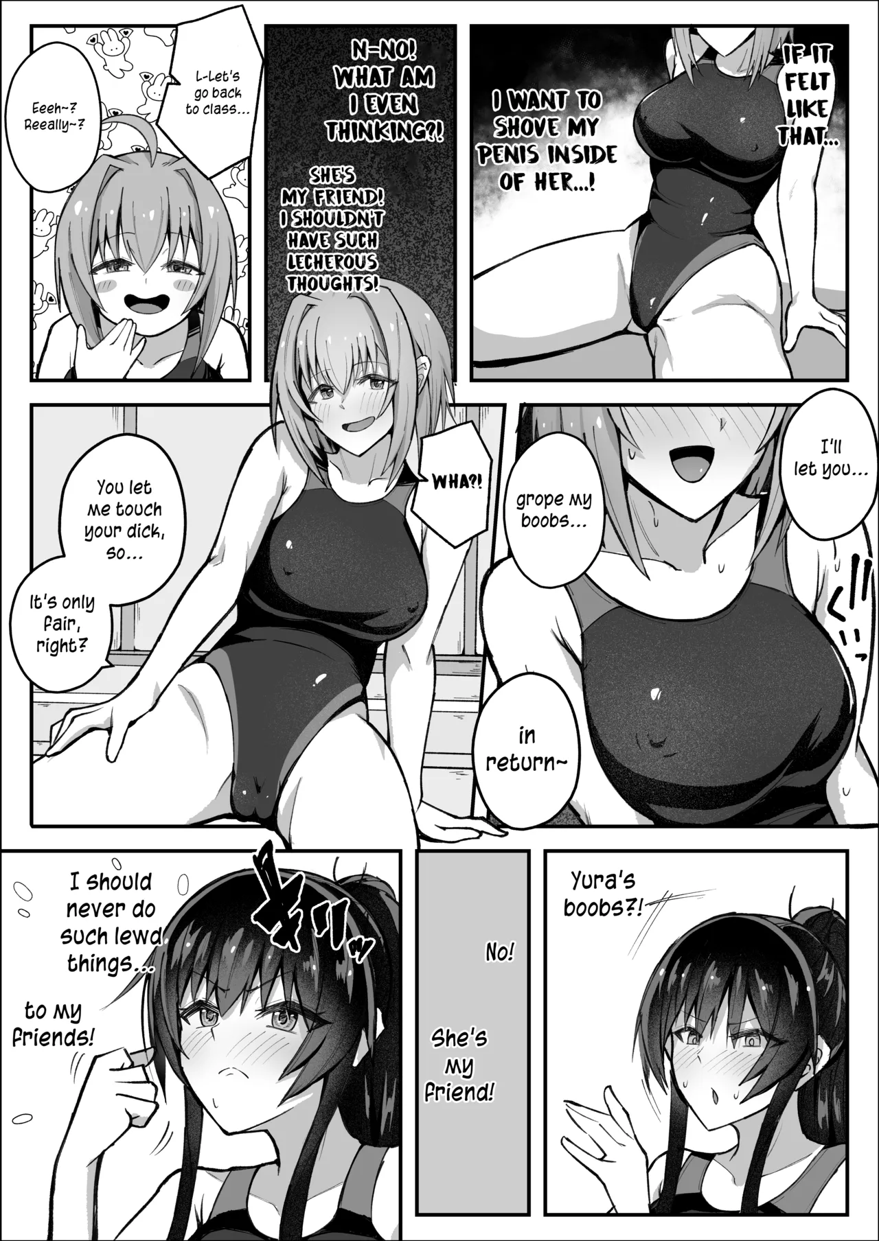 [Sao Otome Gakuen Kouhoubu (Fureshika)]Futanari Iinchou wa Tomodachi ni Yokujou Shitakunai! | The Futanari Class President Doesn't Want to Give In![English] [MMAG Translations] Page 18
