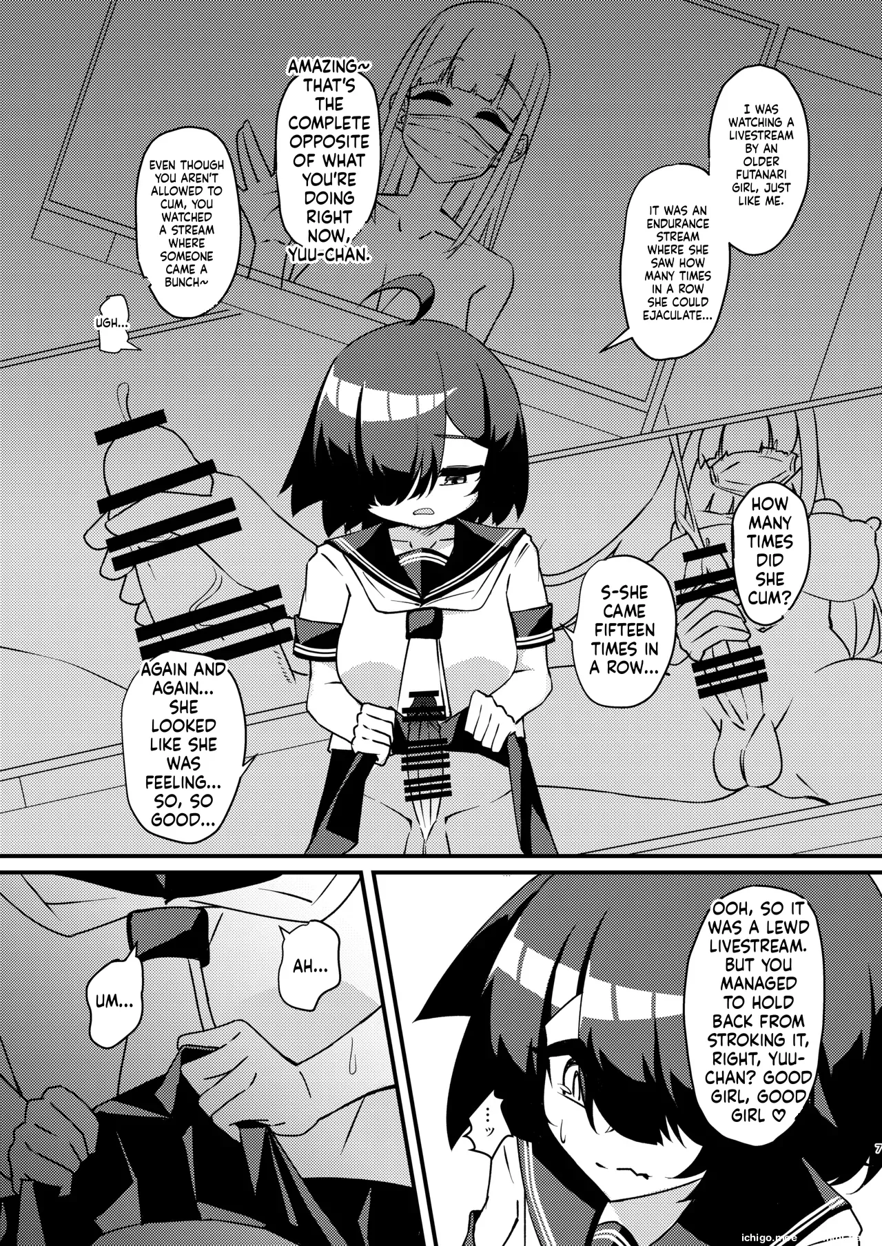 Mikaguuland (Mikagura)] Futanari in kya Musume ga Do-S Futago Shimai ni Omocha ni Sareru Hanashi 2[English] [SCANMTL] [Digital] Page 6