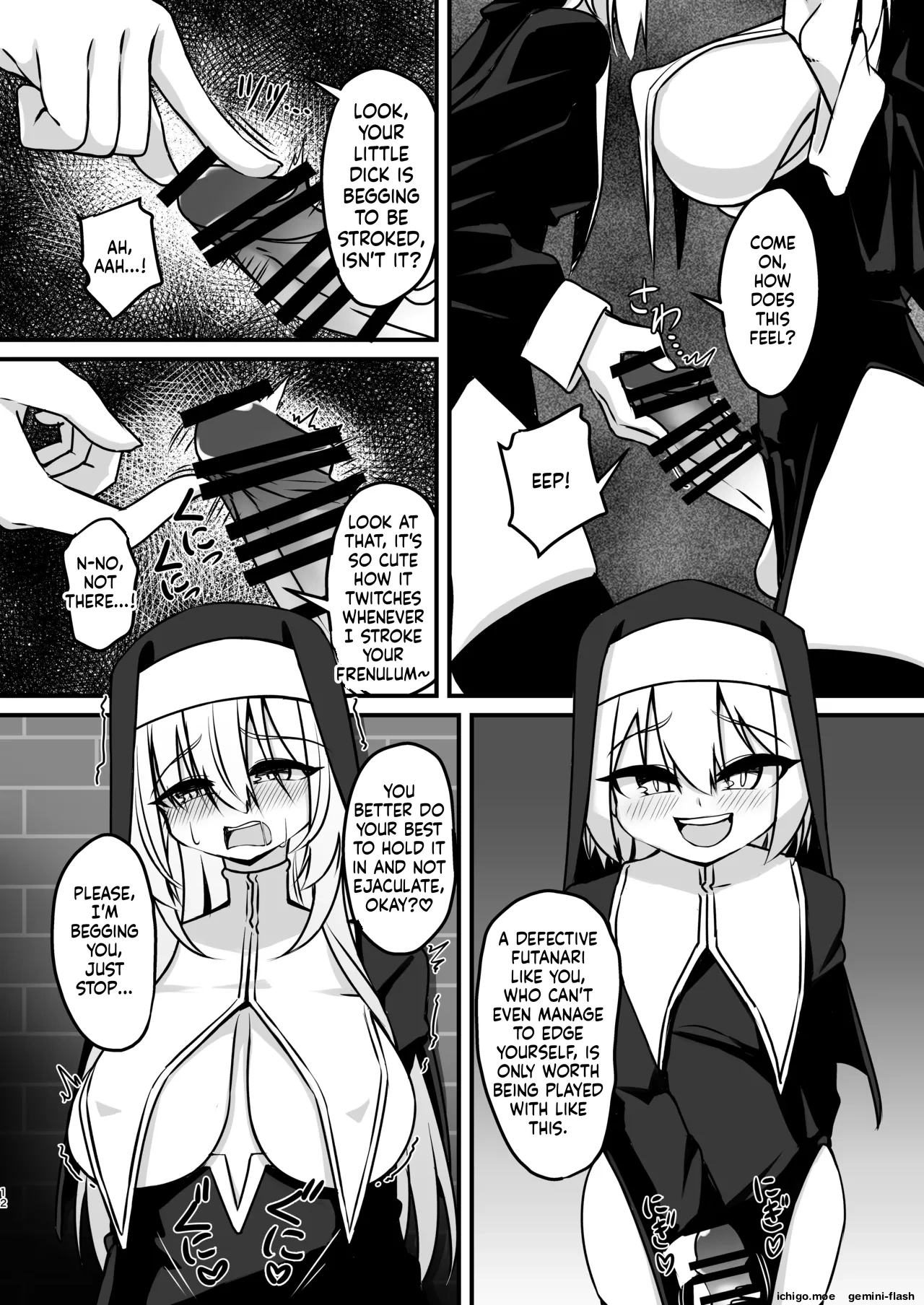 [Mikaguuland (Mikagura)]Futanari Sister Jibatsu Koukai Ruined Orgasm Onanie[English] [SCANMTL] [Digital] Page 11