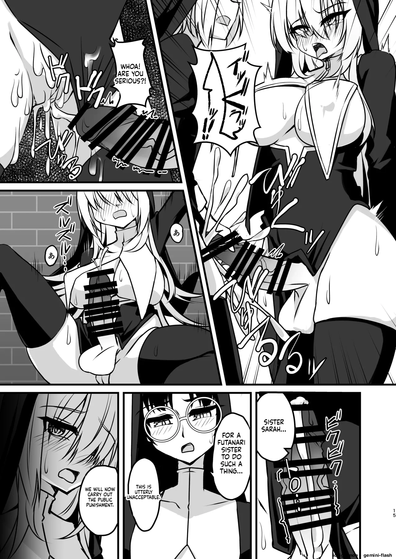 [Mikaguuland (Mikagura)]Futanari Sister Jibatsu Koukai Ruined Orgasm Onanie[English] [SCANMTL] [Digital] Page 14