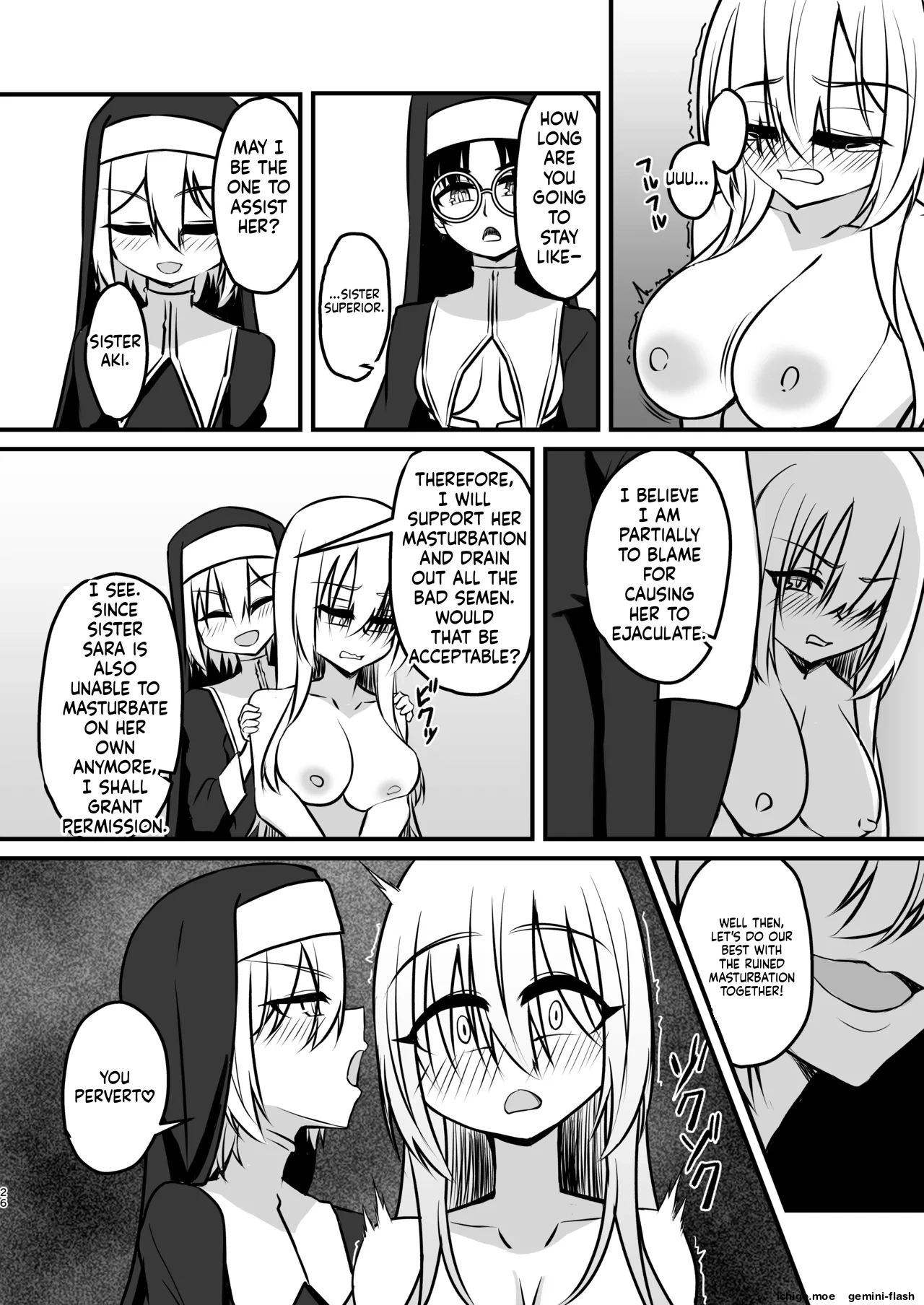 [Mikaguuland (Mikagura)]Futanari Sister Jibatsu Koukai Ruined Orgasm Onanie[English] [SCANMTL] [Digital] Page 25