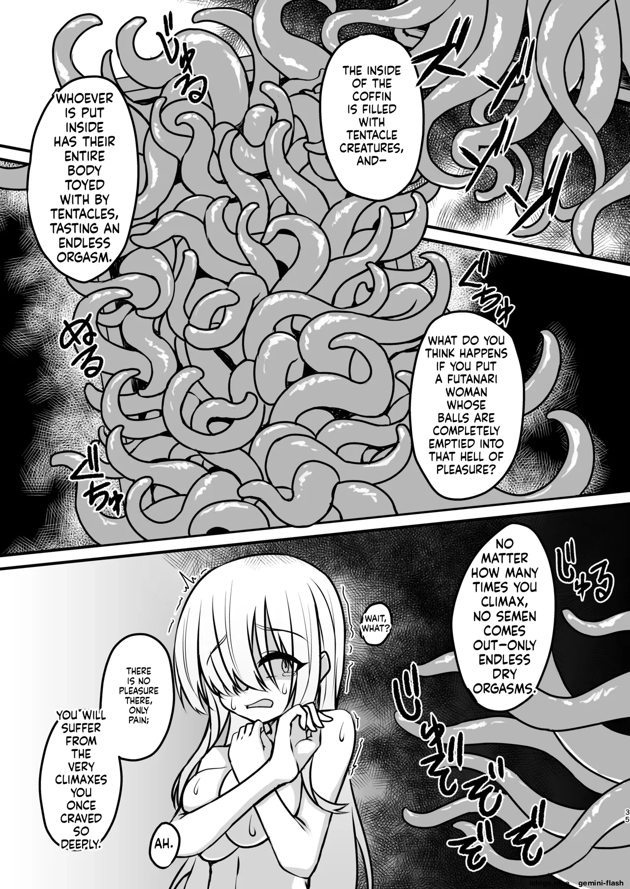 [Mikaguuland (Mikagura)]Futanari Sister Jibatsu Koukai Ruined Orgasm Onanie[English] [SCANMTL] [Digital] Page 34