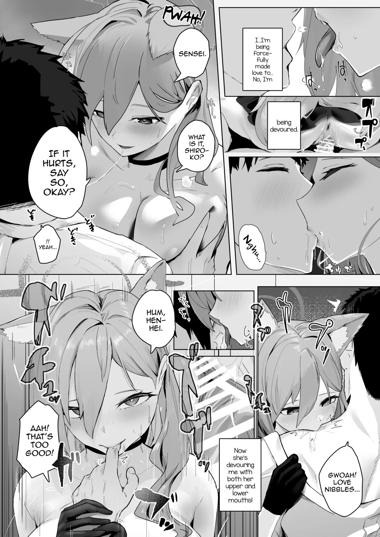[Futo Fukutsu (Oza)]Soushi Souai Seito-tachi ni Ippouteki ni Shiboritorarechau Hon 2 | A Book About Being Drained One-sidedly by Students in Mutual Love 2(Blue Archive) [English] [mysterymeat3] [Digital] Page 17